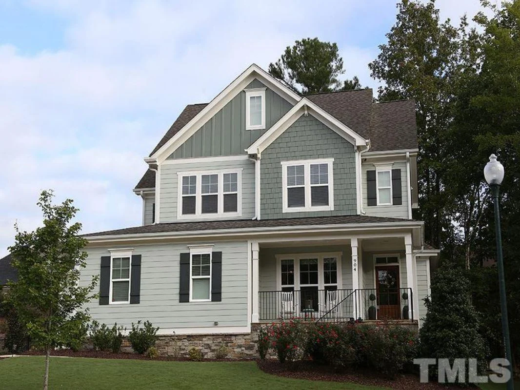 Craftsman house Design with 2-Story Floor Plan and CAD Details