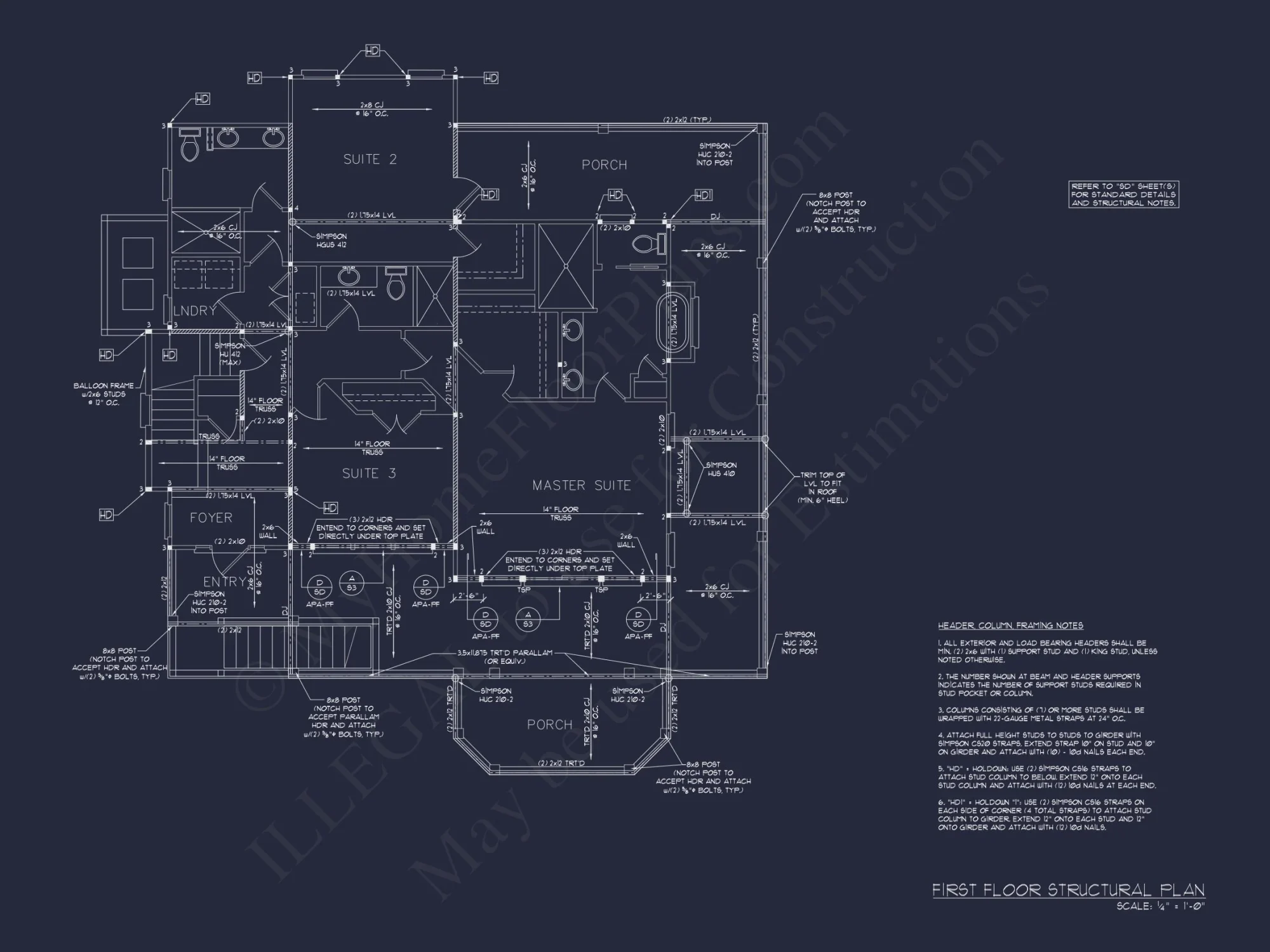 Modern Beach House Floor Plan with CAD Architecture Designs