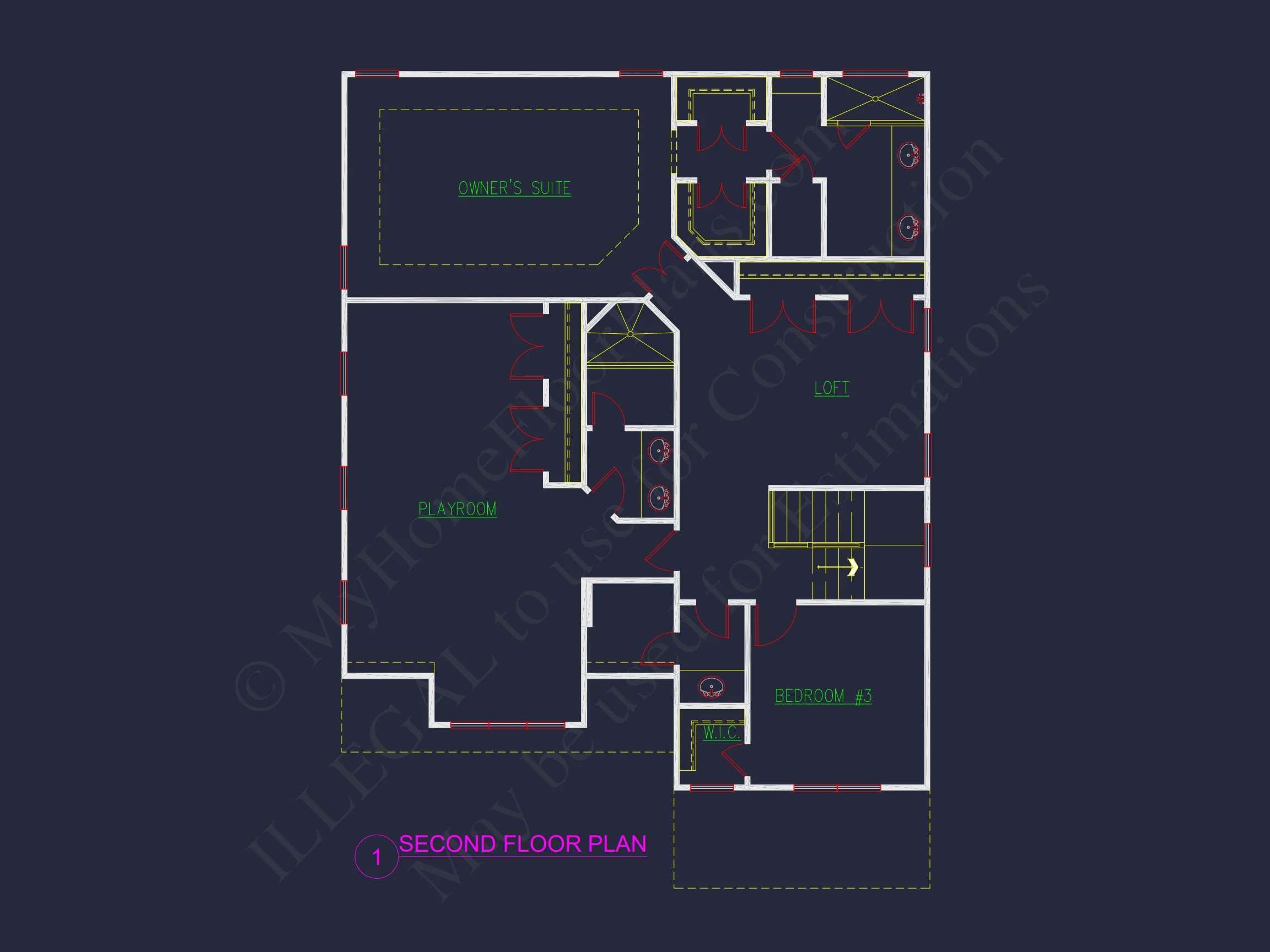 3-Story Craftsman house Plans with Blueprint & CAD Designs