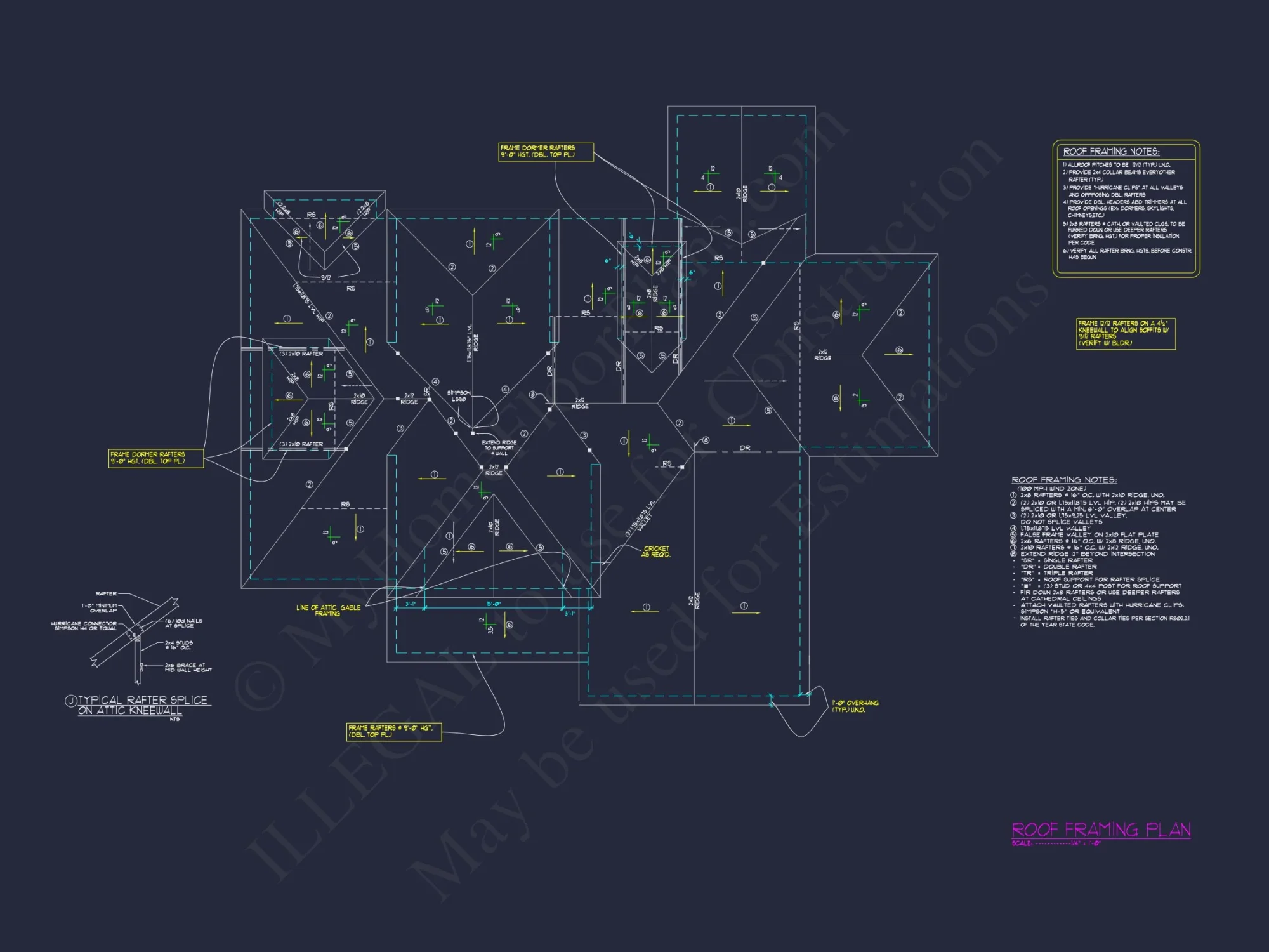 Modern house Plan with CAD Designs, Blueprint & Two Floors