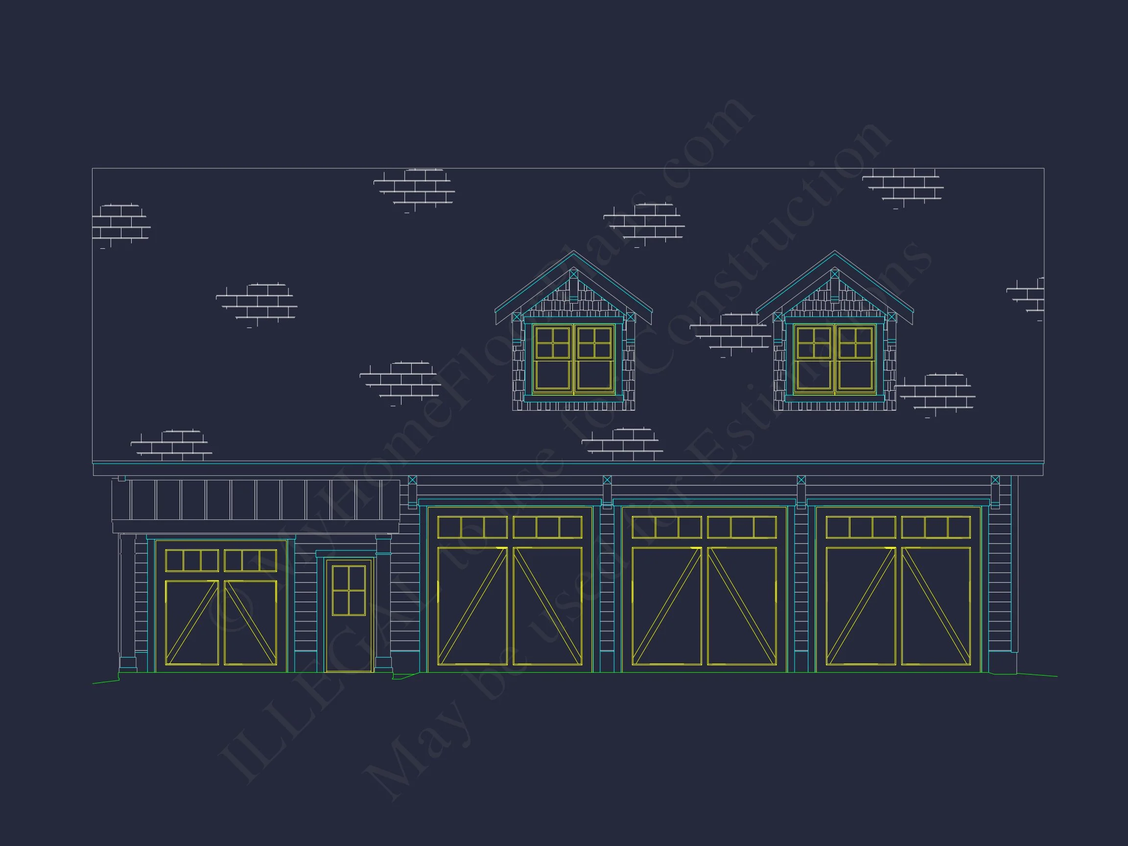 13-1065 HOUSE PLAN - Versatile House Blueprint with Floor Plan & CAD Designs 13 Versatile house Blueprint with Floor Plan & CAD Designs