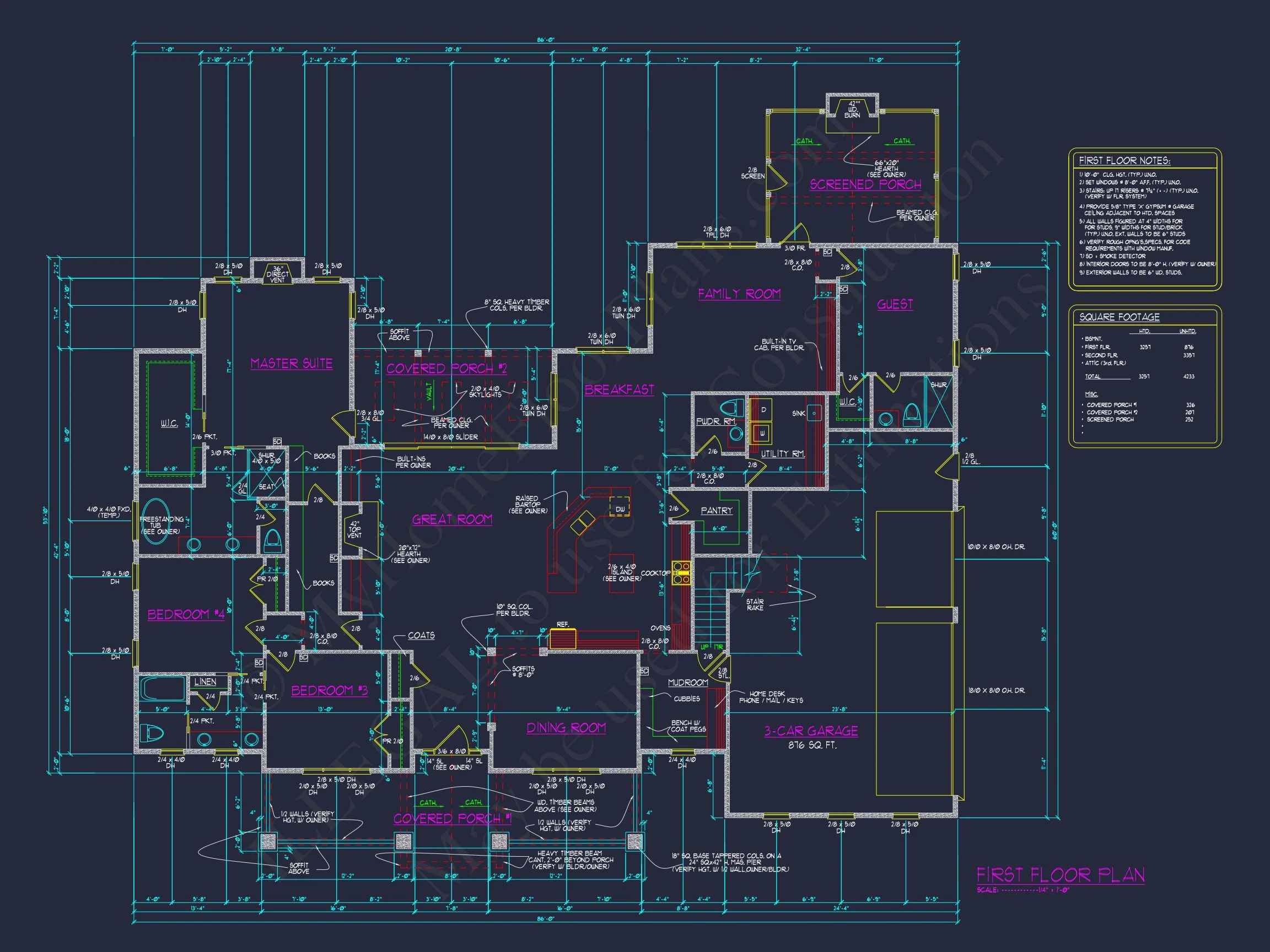 13-1065 HOUSE PLAN - Versatile House Blueprint with Floor Plan & CAD Designs 7 Versatile house Blueprint with Floor Plan & CAD Designs