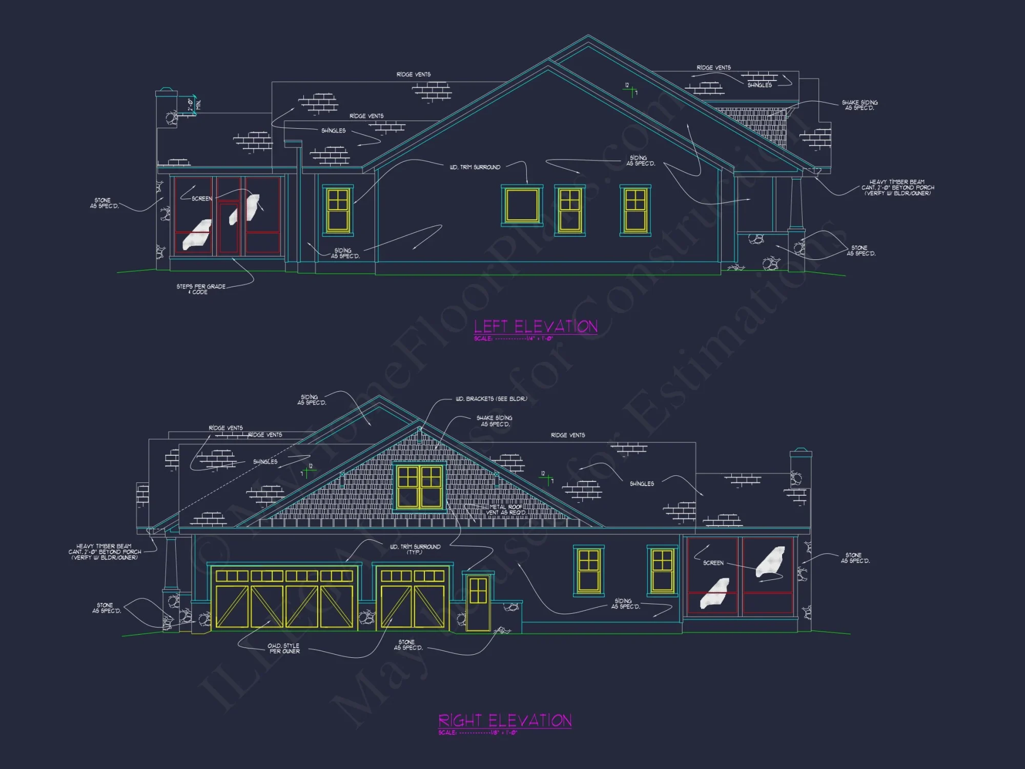 Versatile house Blueprint with Floor Plan & CAD Designs