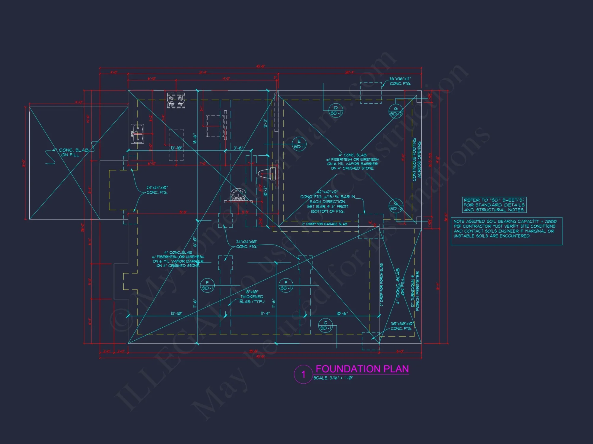 Classic Suburban house Plan with 3 Stories and CAD Designs