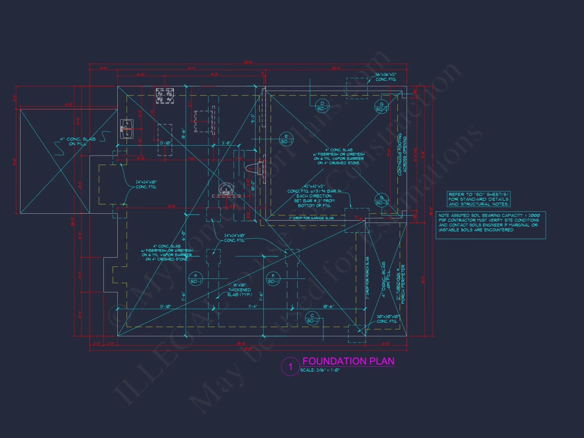 Traditional house Plan Blueprint with CAD Designs for Builders
