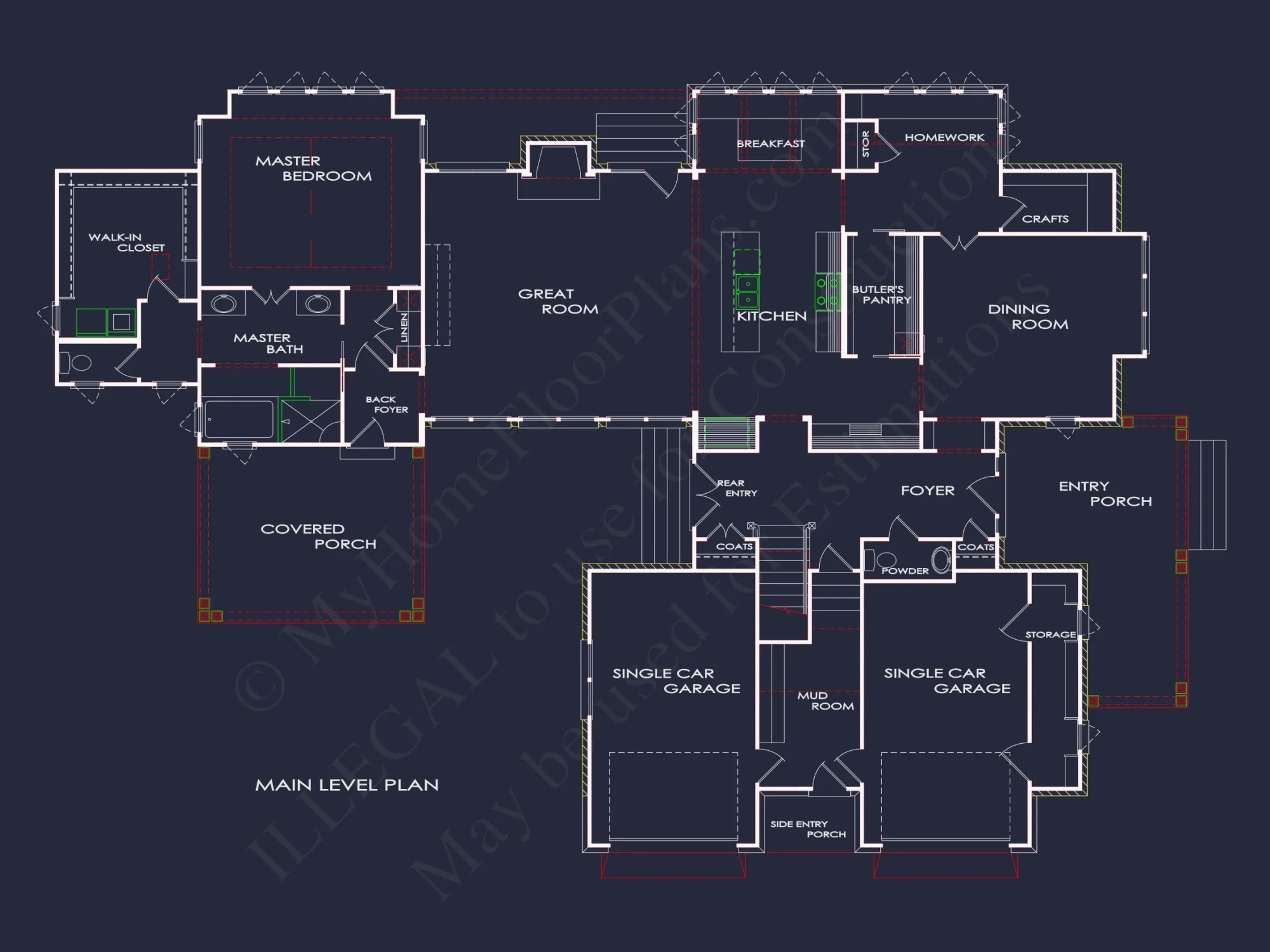 Beautiful house Plan: CAD Floor Designs for Spacious Living