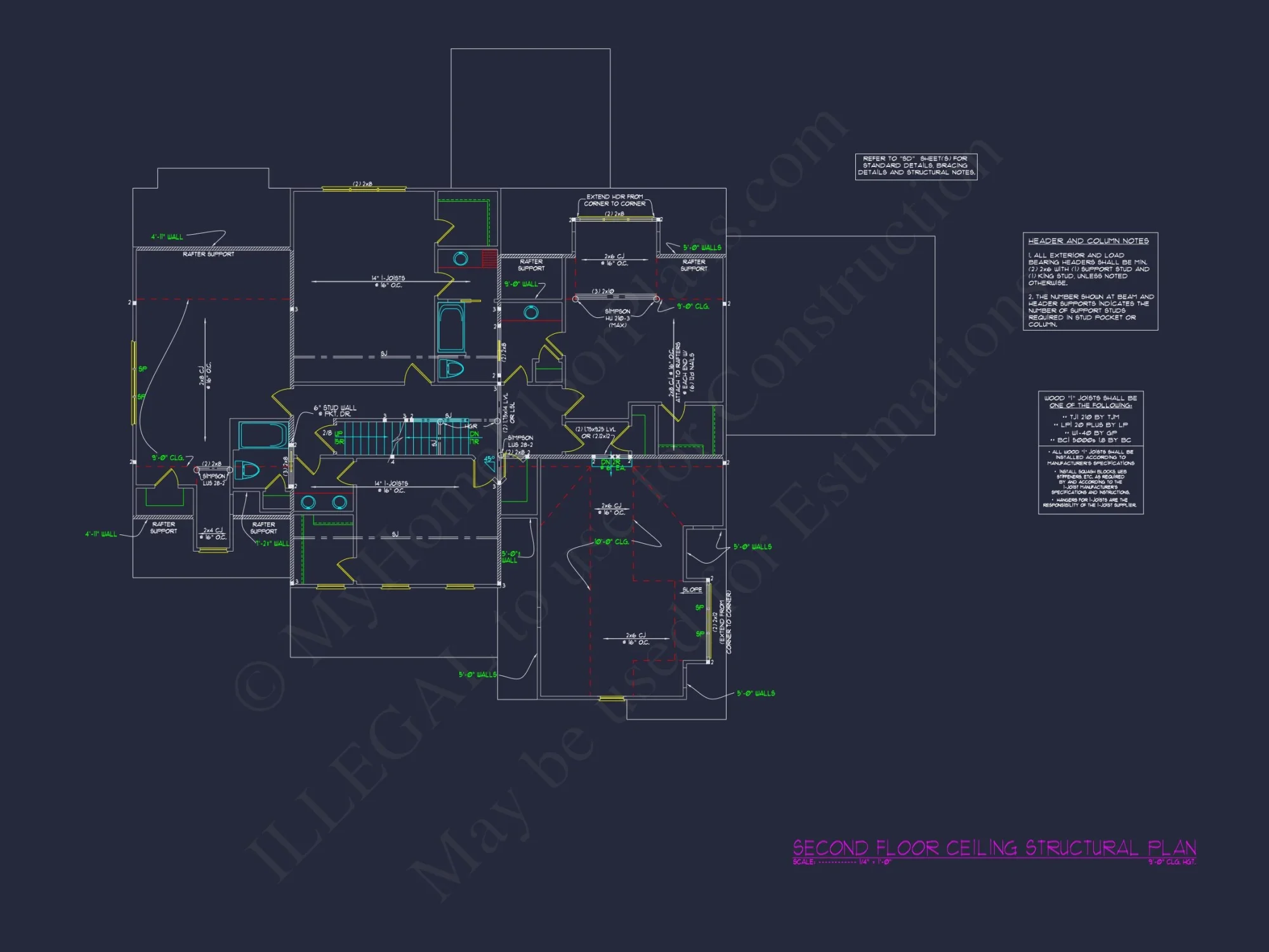 Craftsman house Plan with 2-Story Design, CAD Blueprint & Features