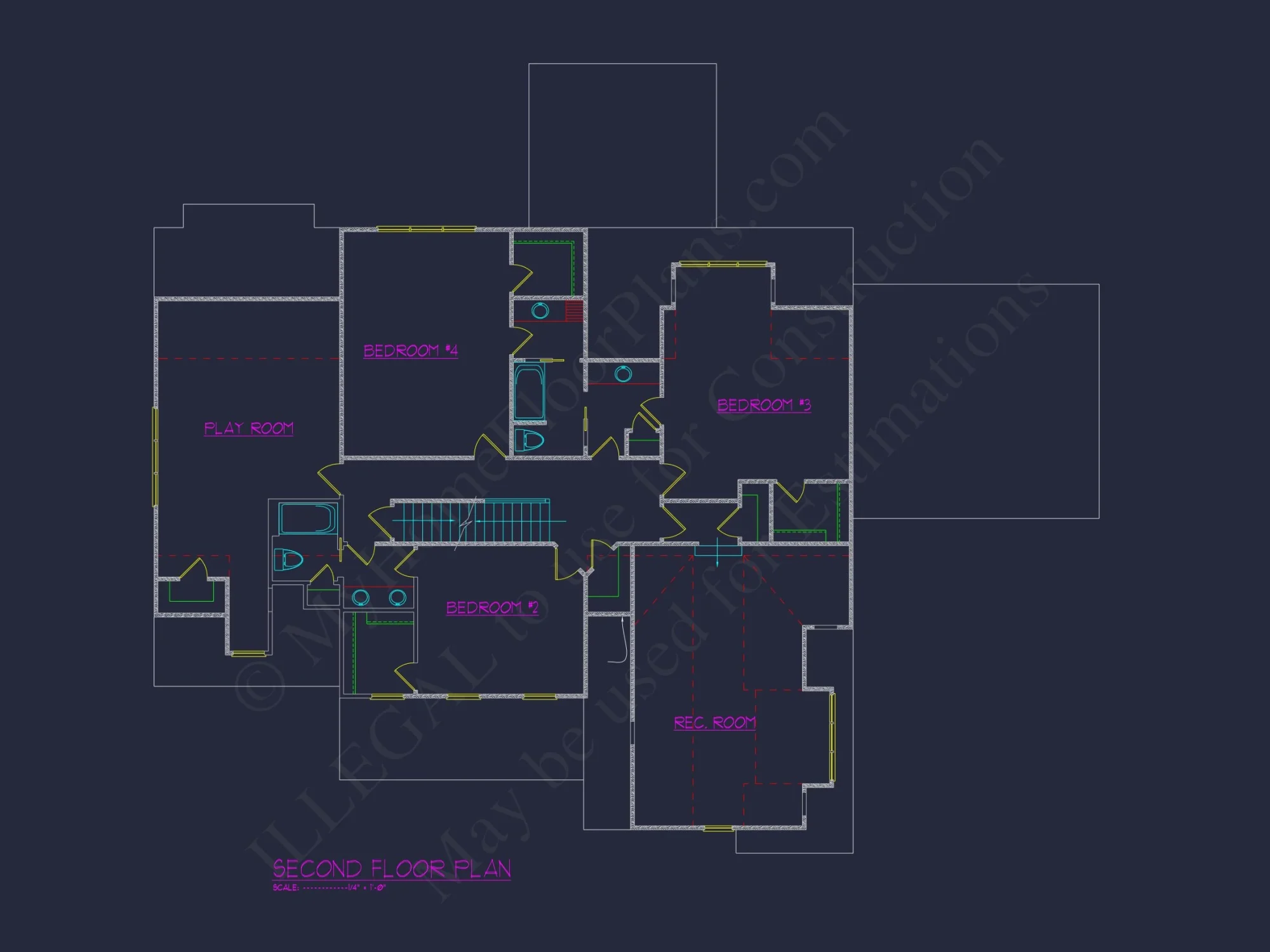 Craftsman house Plan with 2-Story Design, CAD Blueprint & Features
