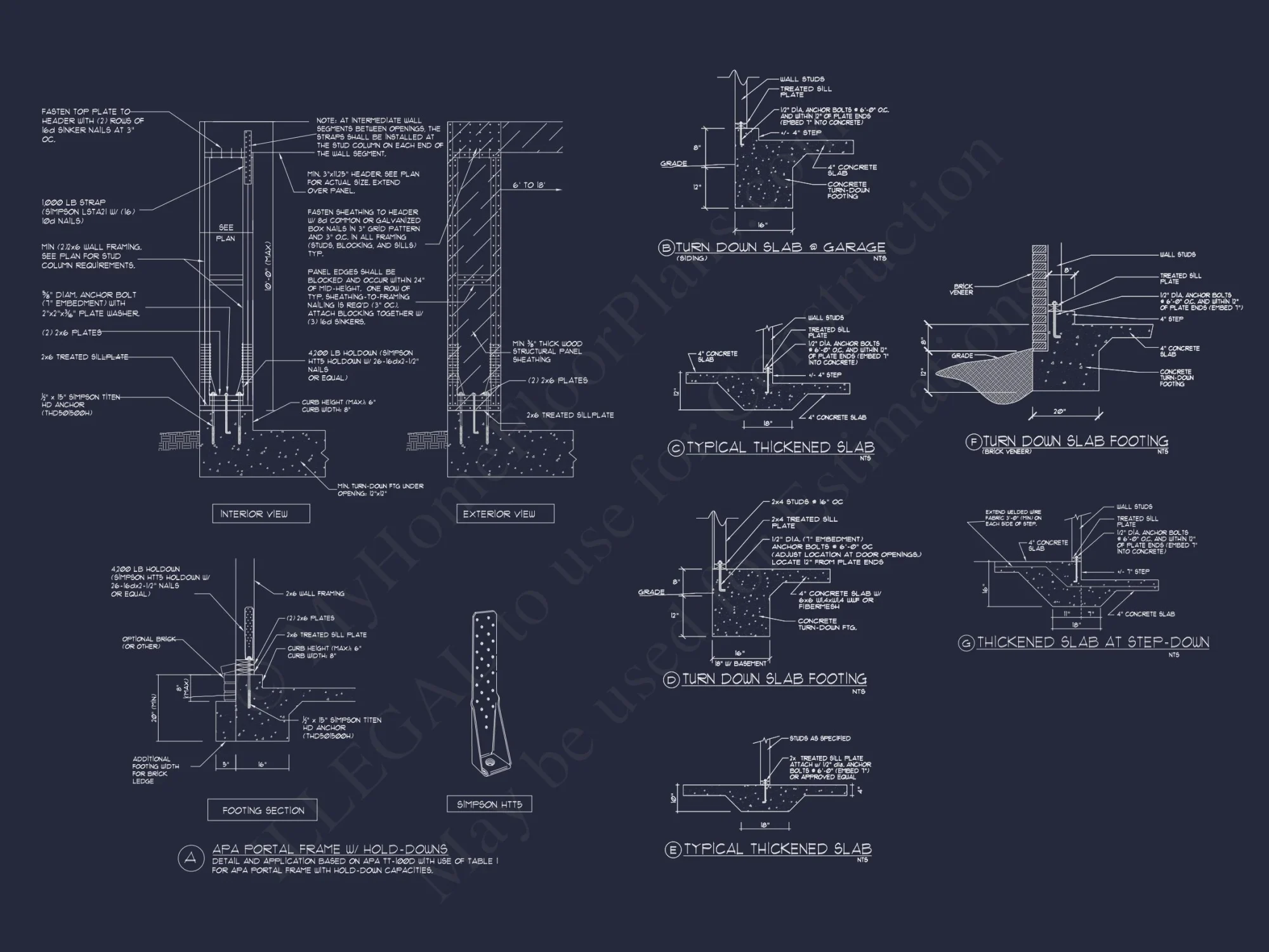 "An elegant house plan with detailed CAD blueprint designs number 72"