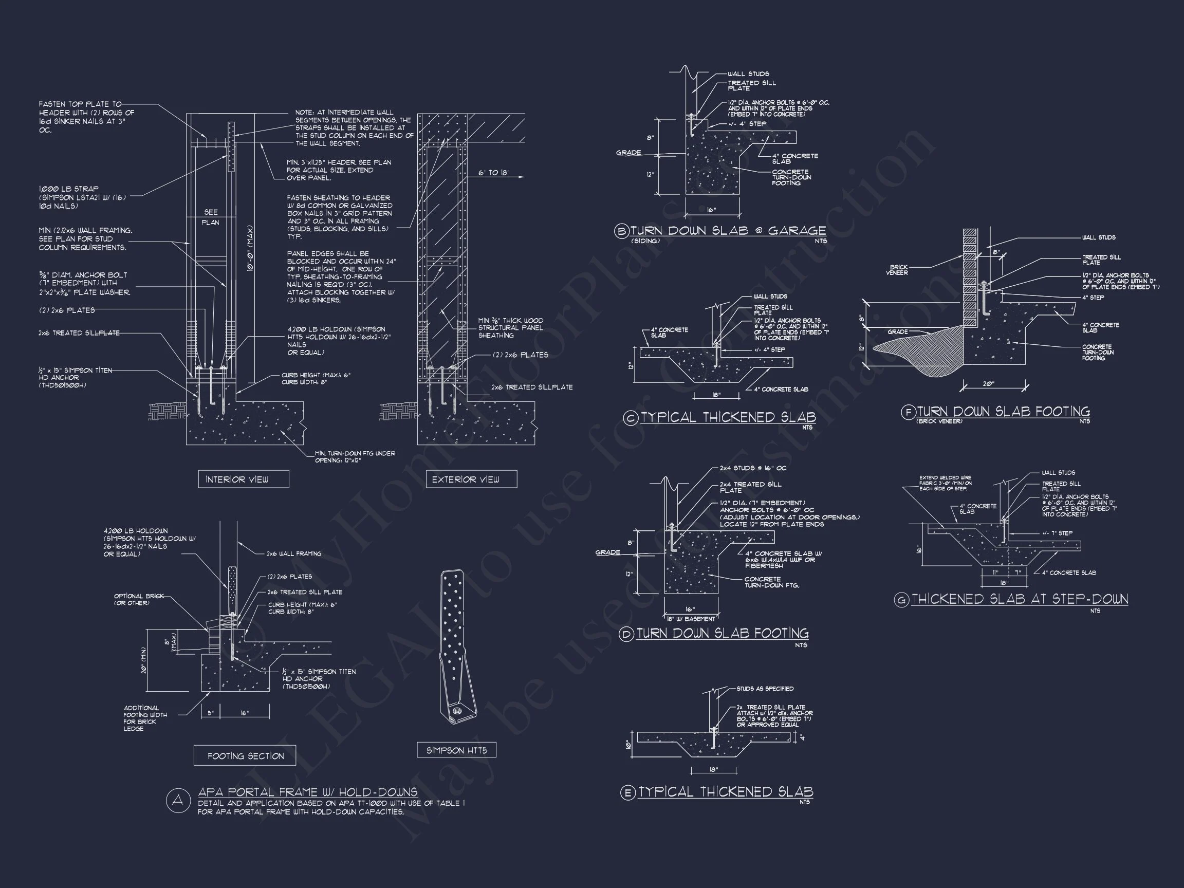 "An elegant house plan with detailed CAD blueprint designs number 72"