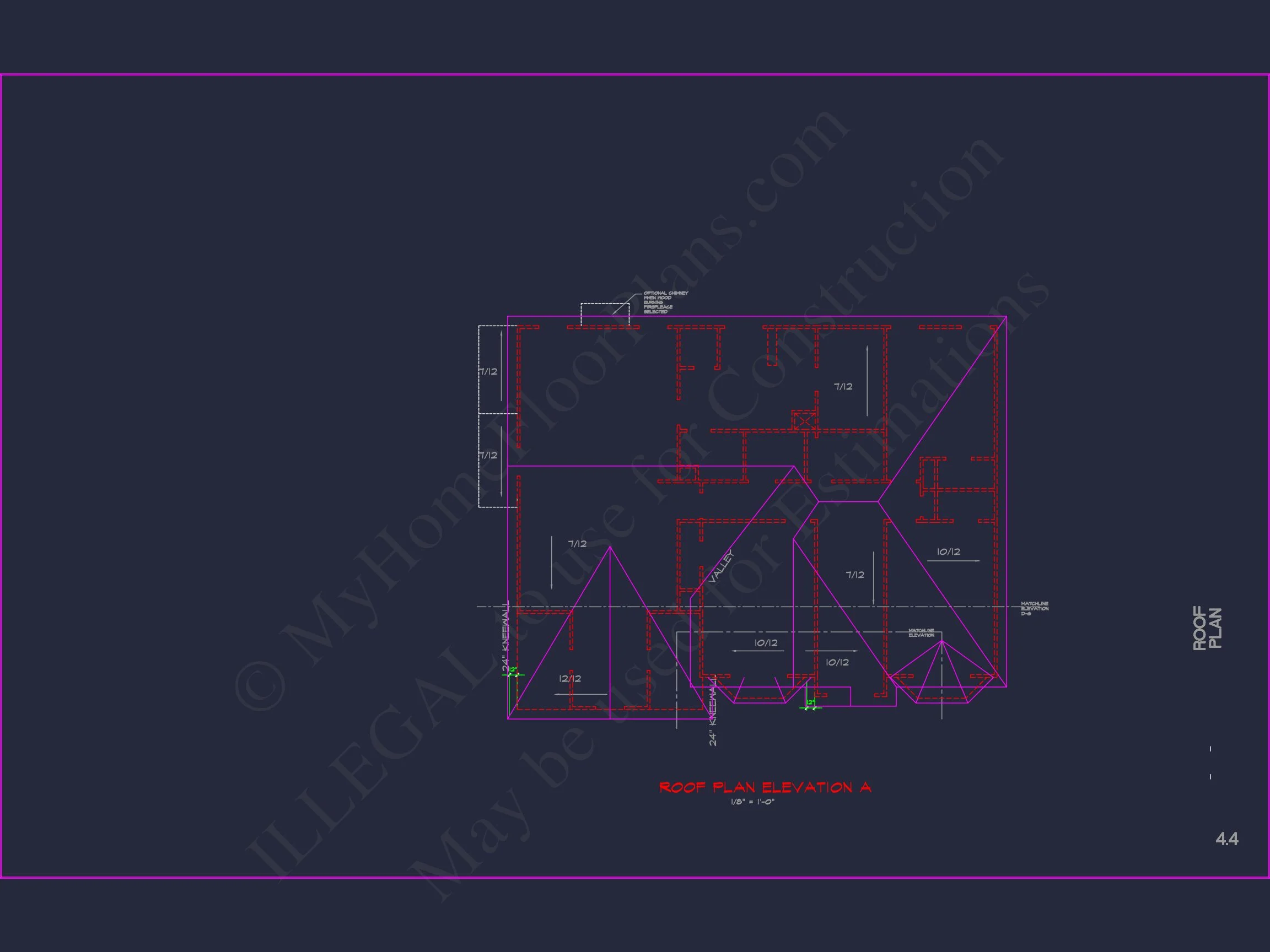 Elegant house Plan with Detailed CAD Blueprint Designs