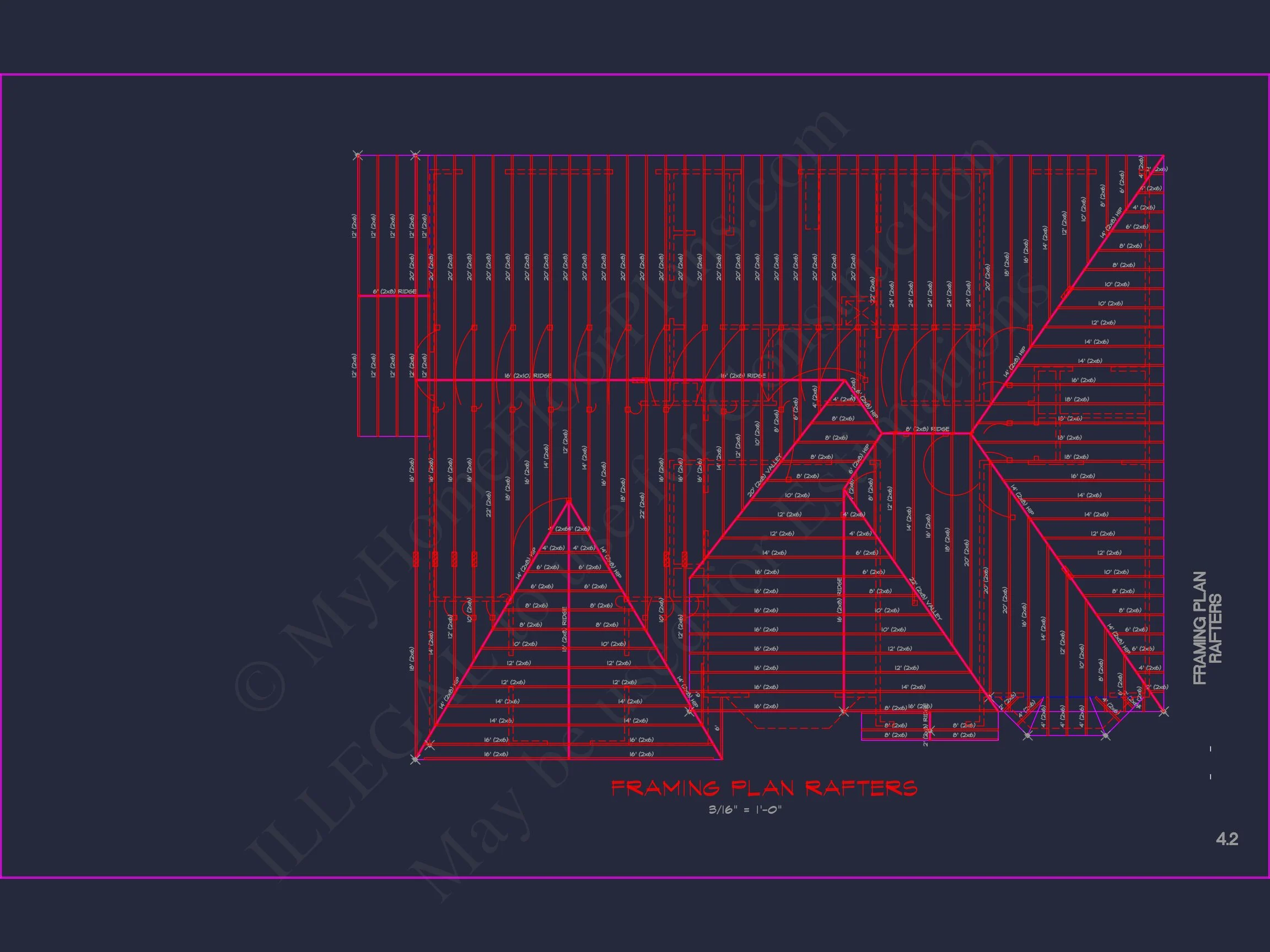Elegant house Plan with Detailed CAD Blueprint Designs