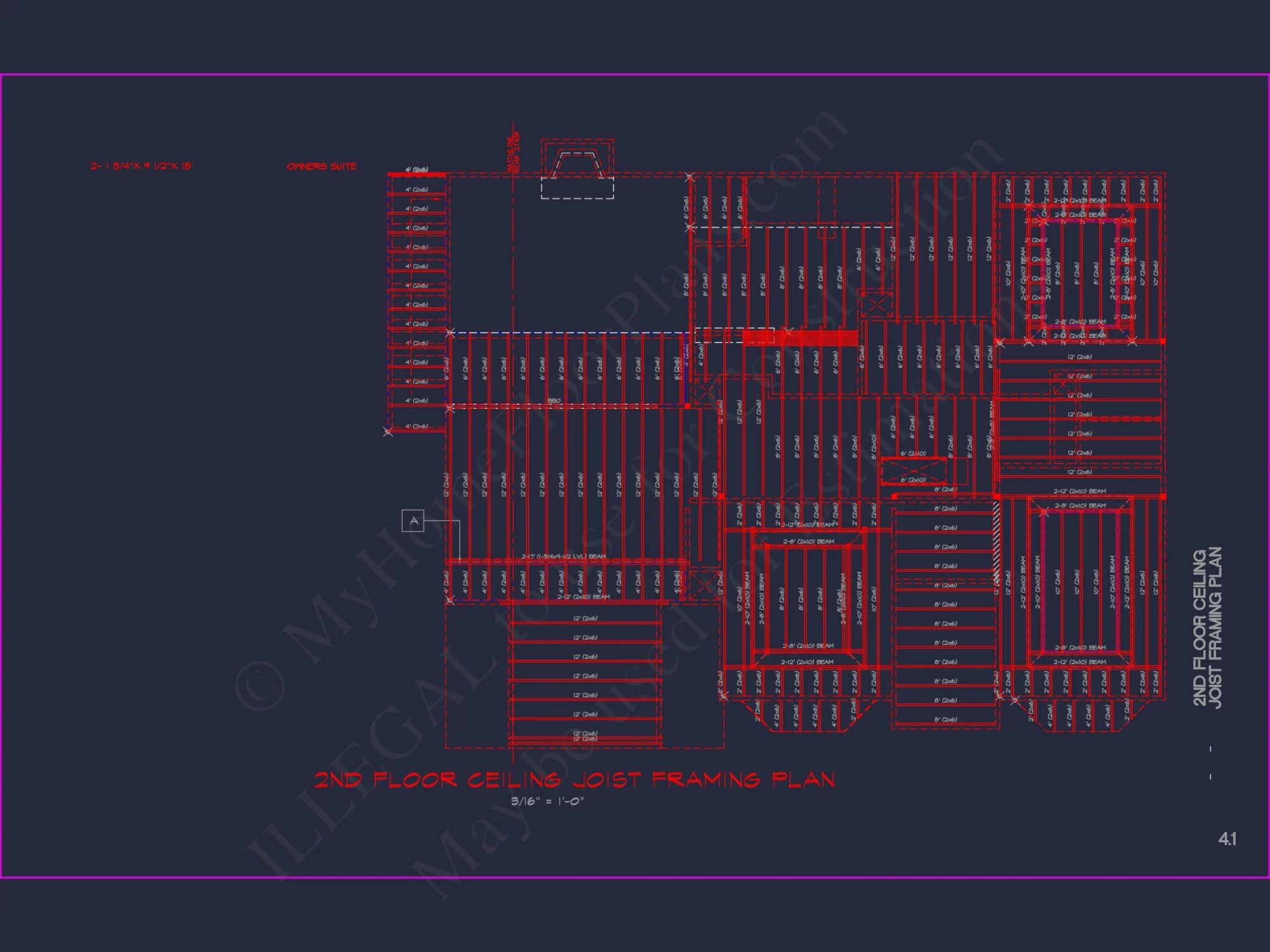 Elegant house Plan with Detailed CAD Blueprint Designs