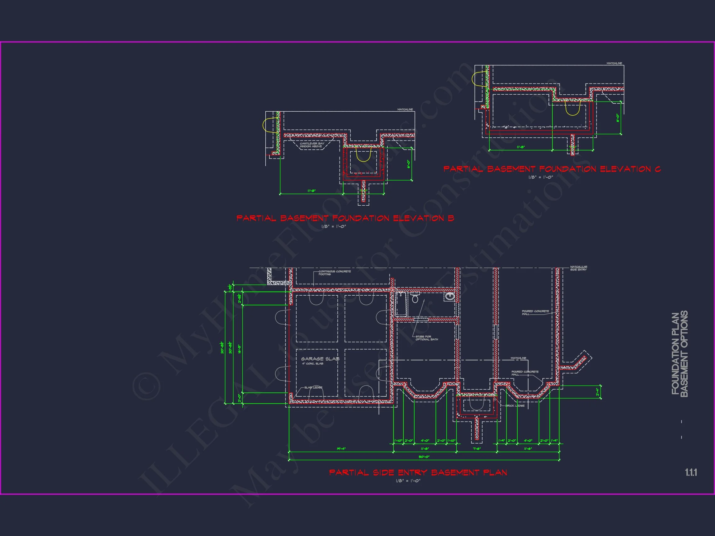 Elegant house Plan with Detailed CAD Blueprint Designs