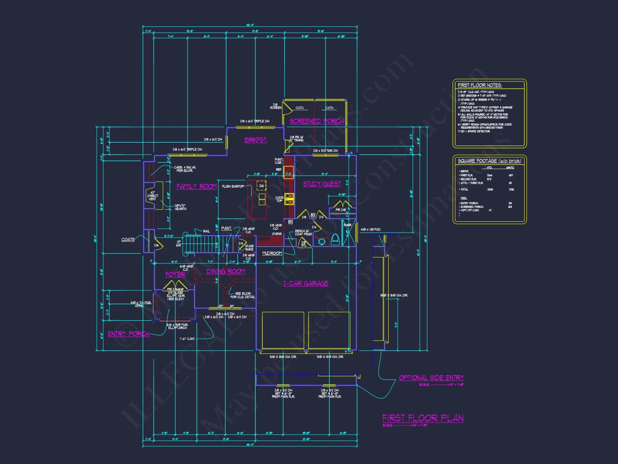 Architectural house Design with 3D Floor Plans and Blueprints
