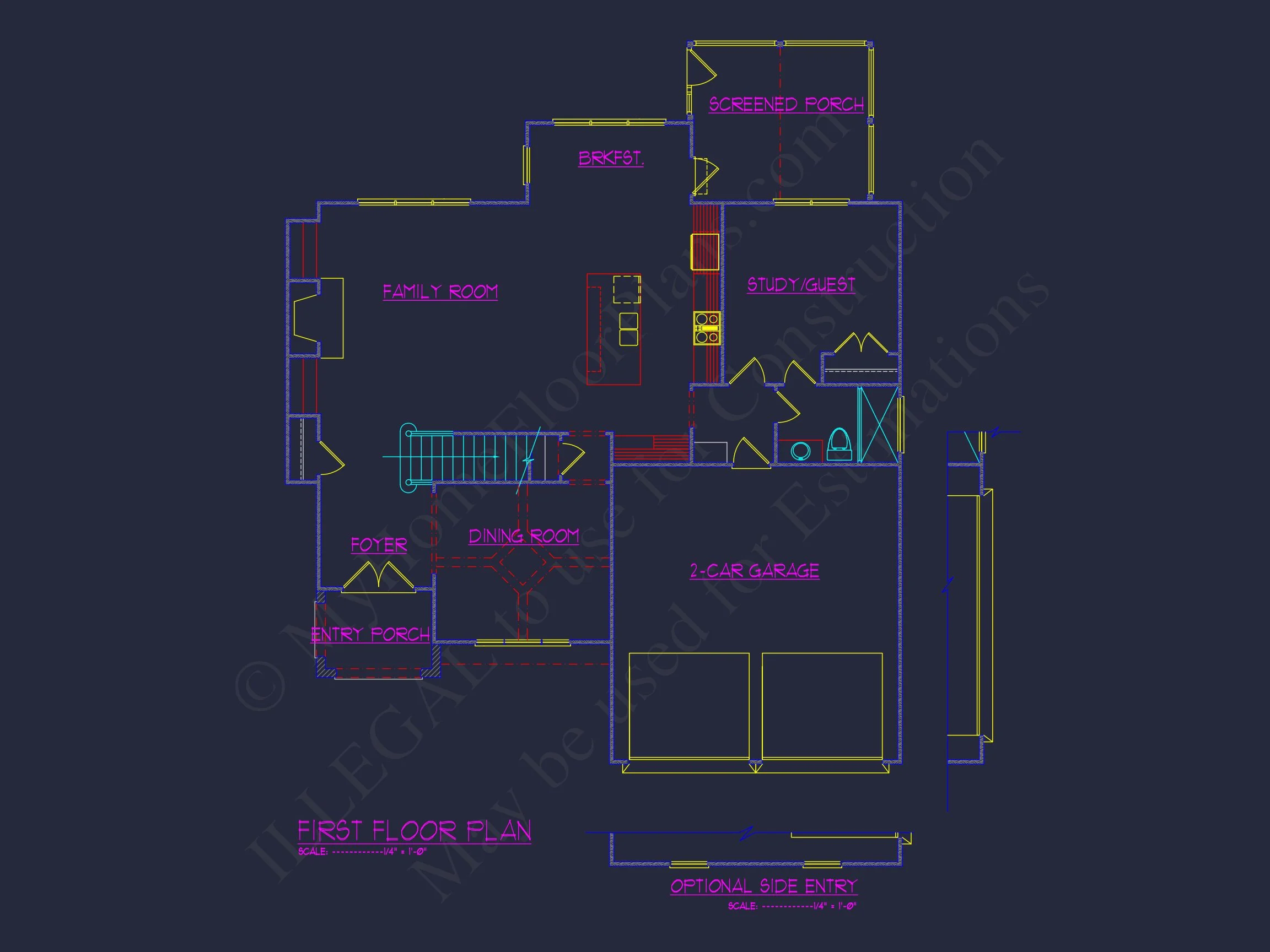 Architectural house Design with 3D Floor Plans and Blueprints
