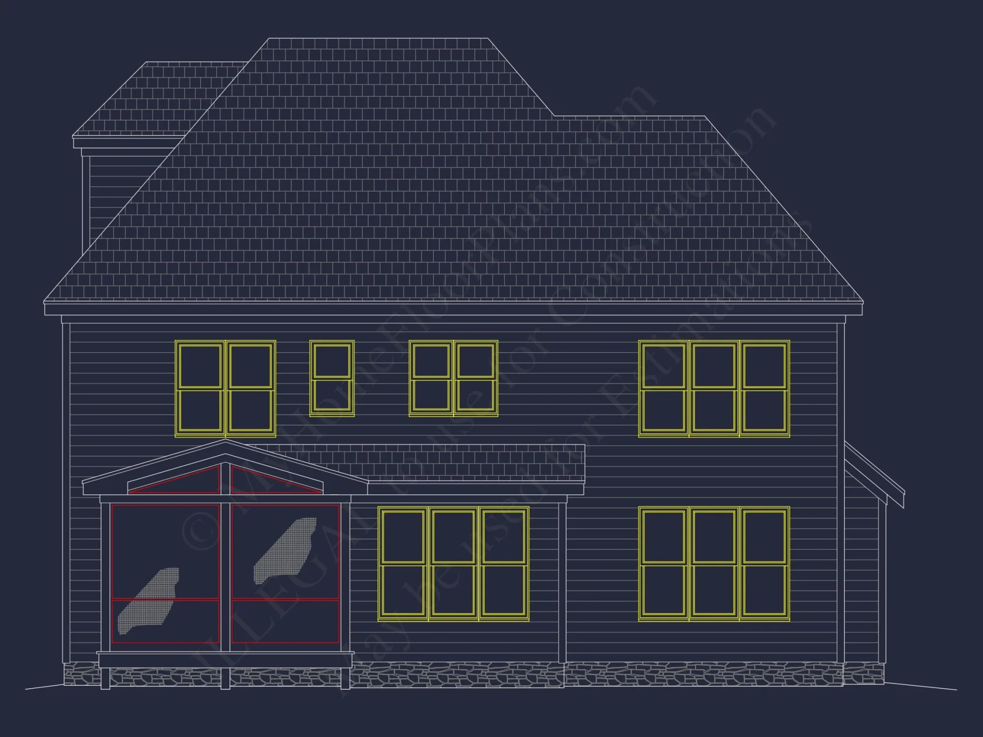 Architectural house Design with 3D Floor Plans and Blueprints