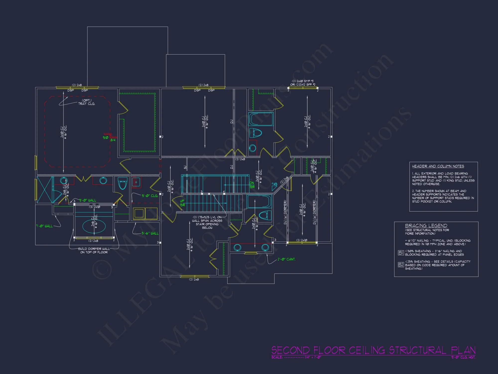 Colonial Craftsman house Plan Featuring 3 Floors & CAD Designs