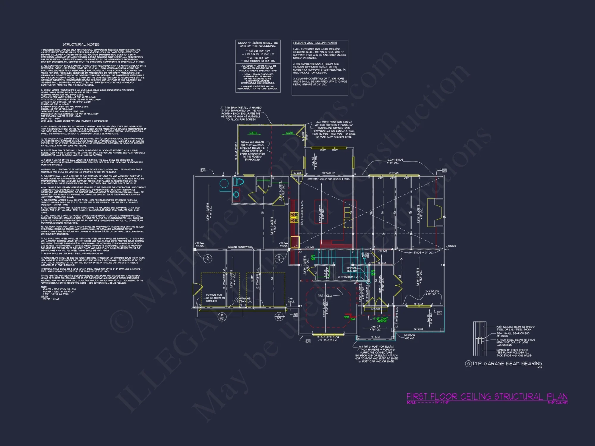 Colonial Craftsman house Plan Featuring 3 Floors & CAD Designs