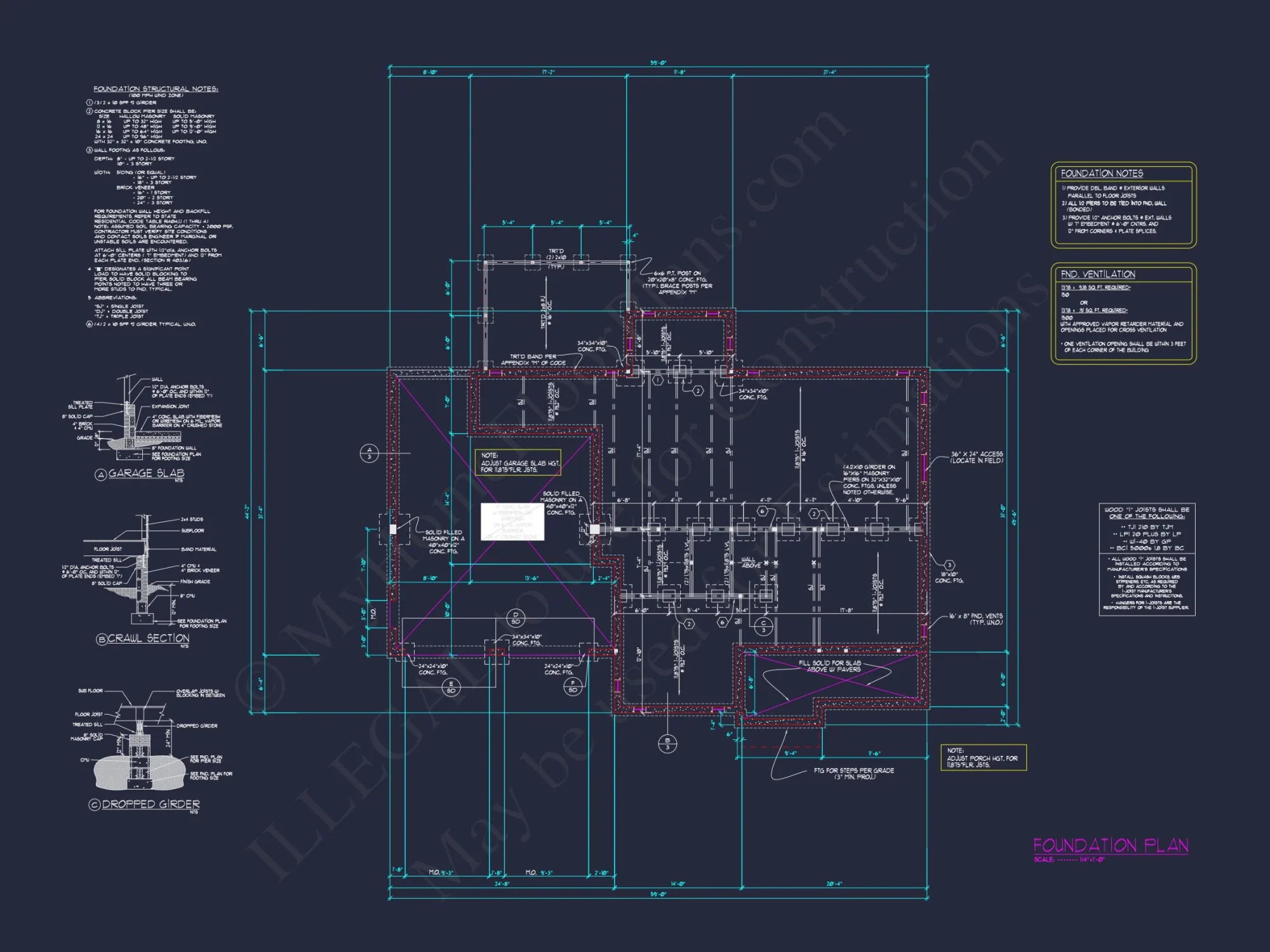 Colonial Craftsman house Plan Featuring 3 Floors & CAD Designs