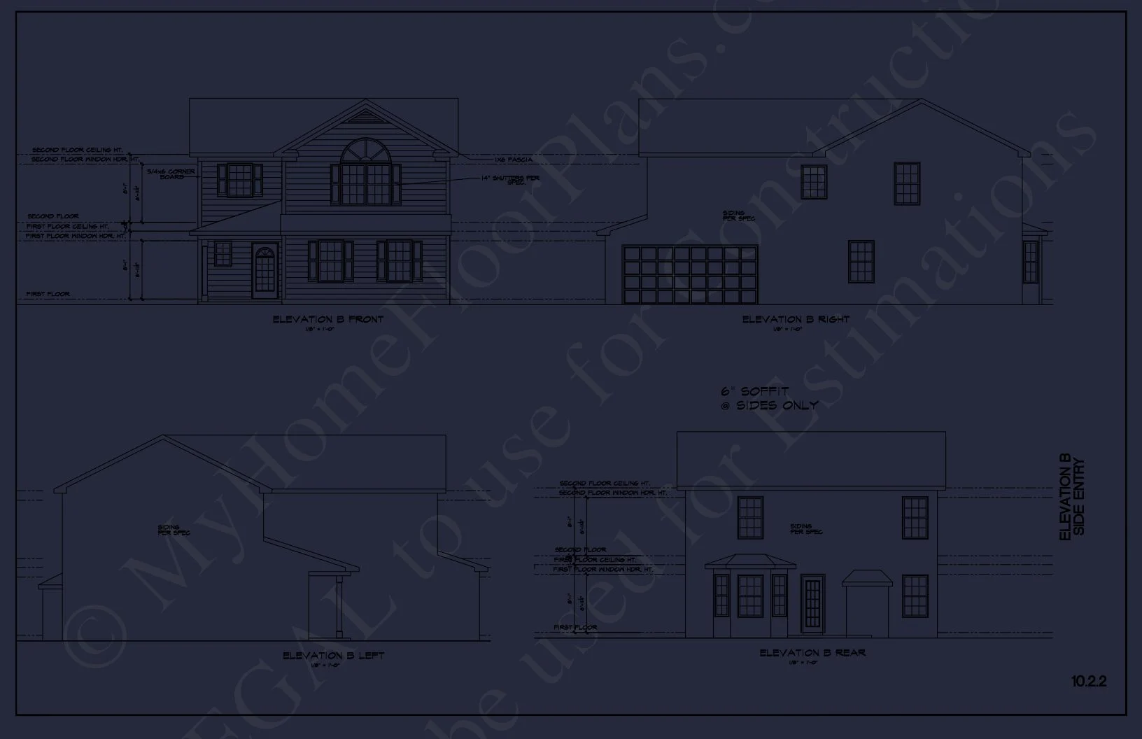 Modern house Plan with Spacious Floor Plans & CAD Designs