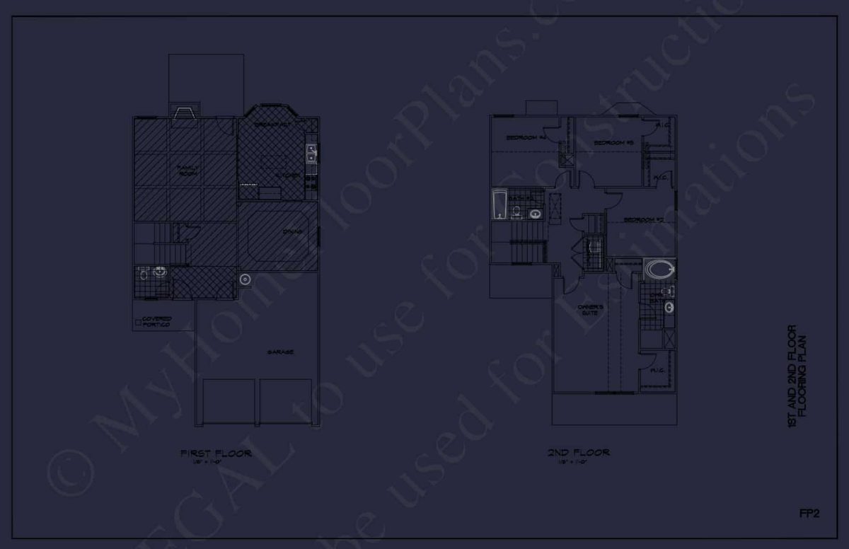 Modern house Plan with Spacious Floor Plans & CAD Designs