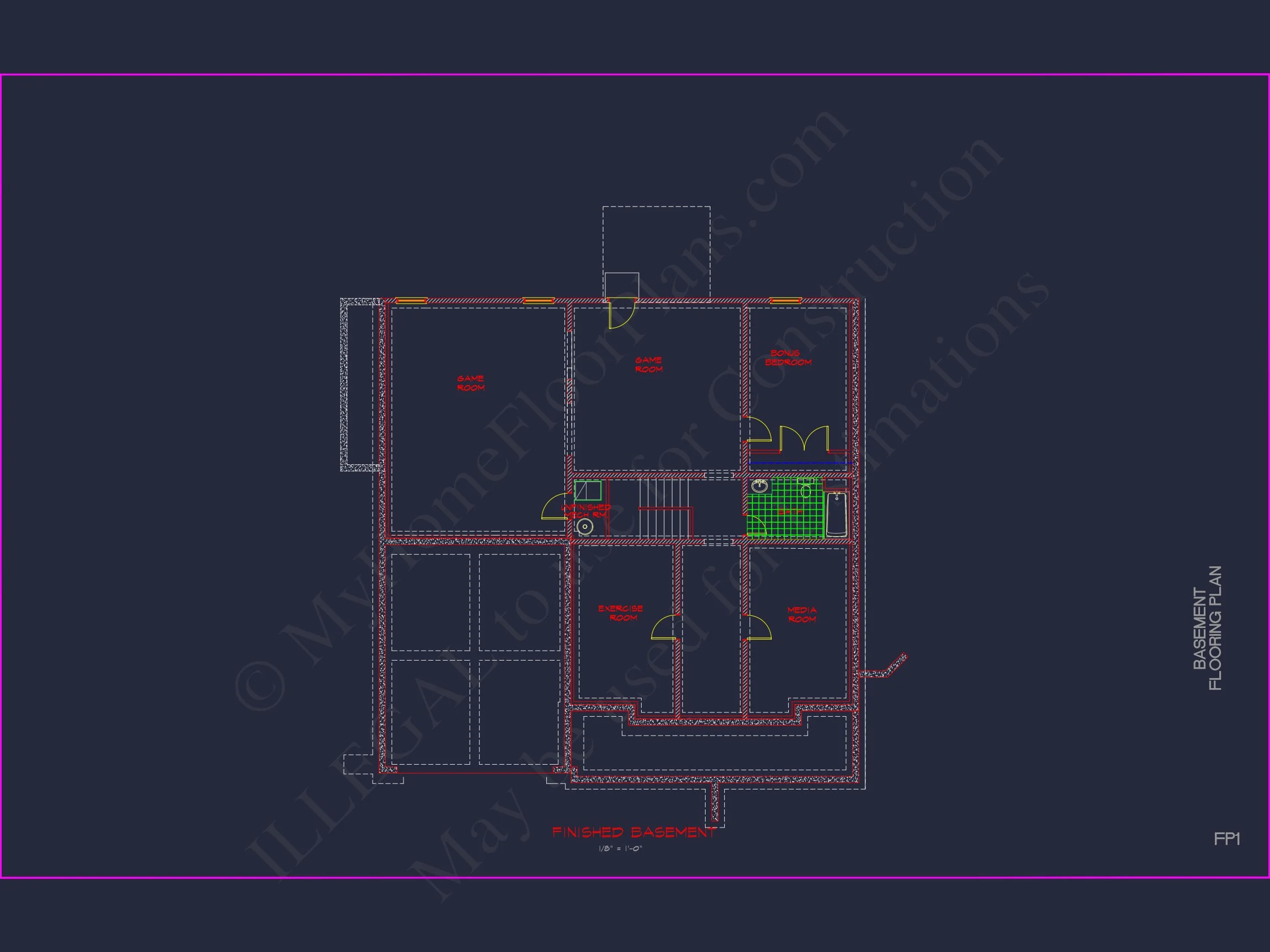 Modern house Plan with Spacious Floor Plans & CAD Designs