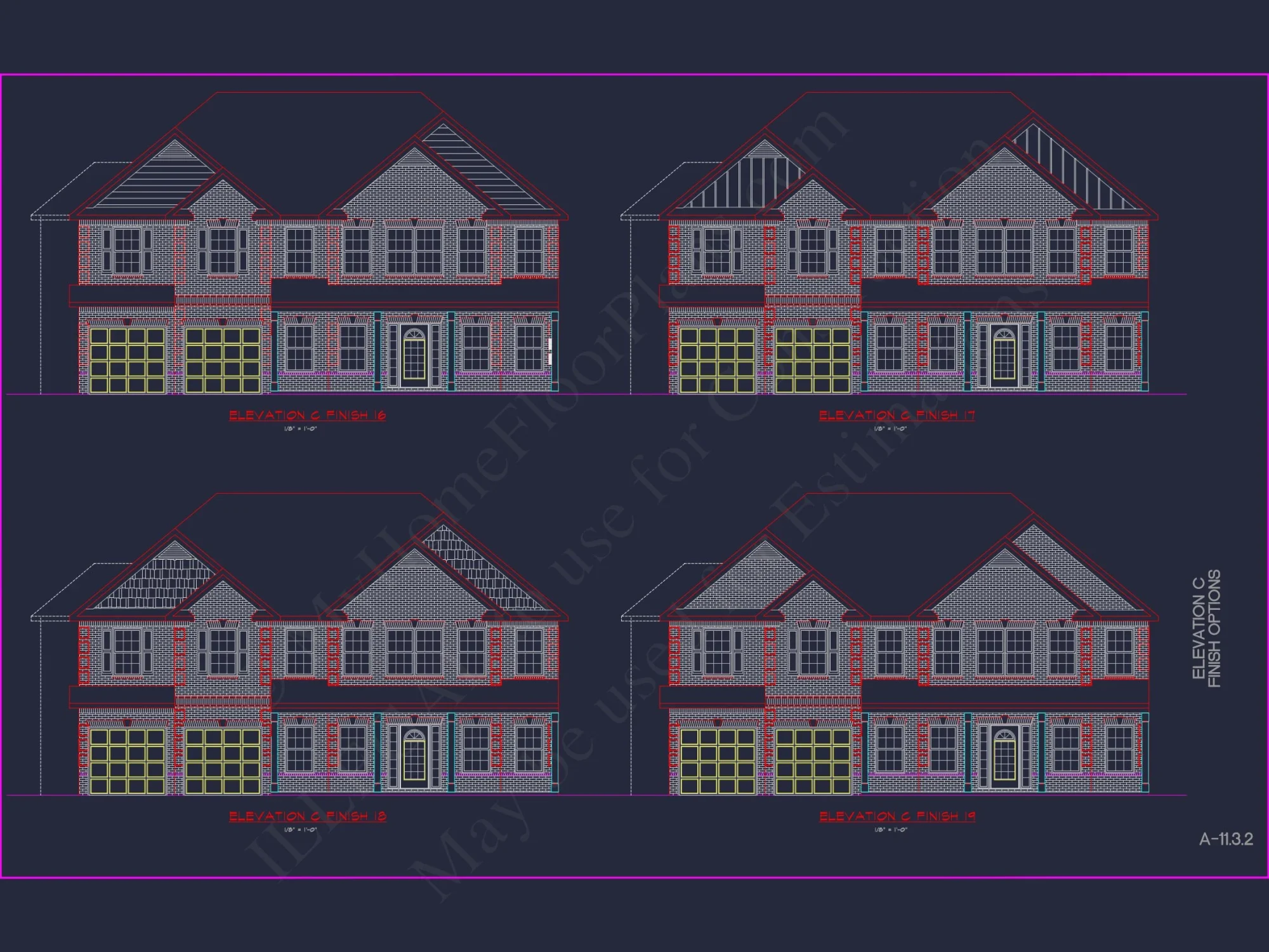 Modern house Plan with Spacious Floor Plans & CAD Designs