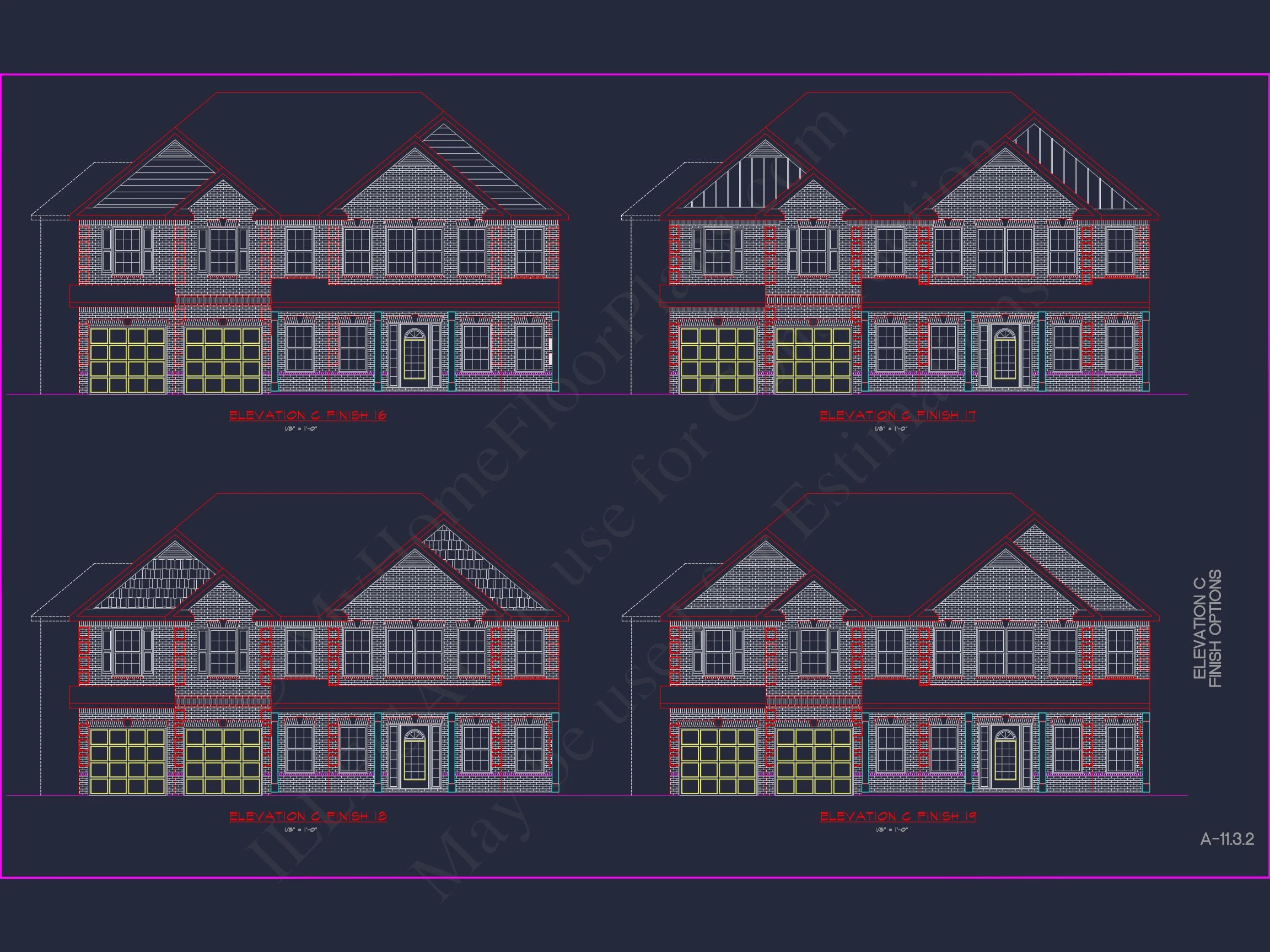 Modern house Plan with Spacious Floor Plans & CAD Designs