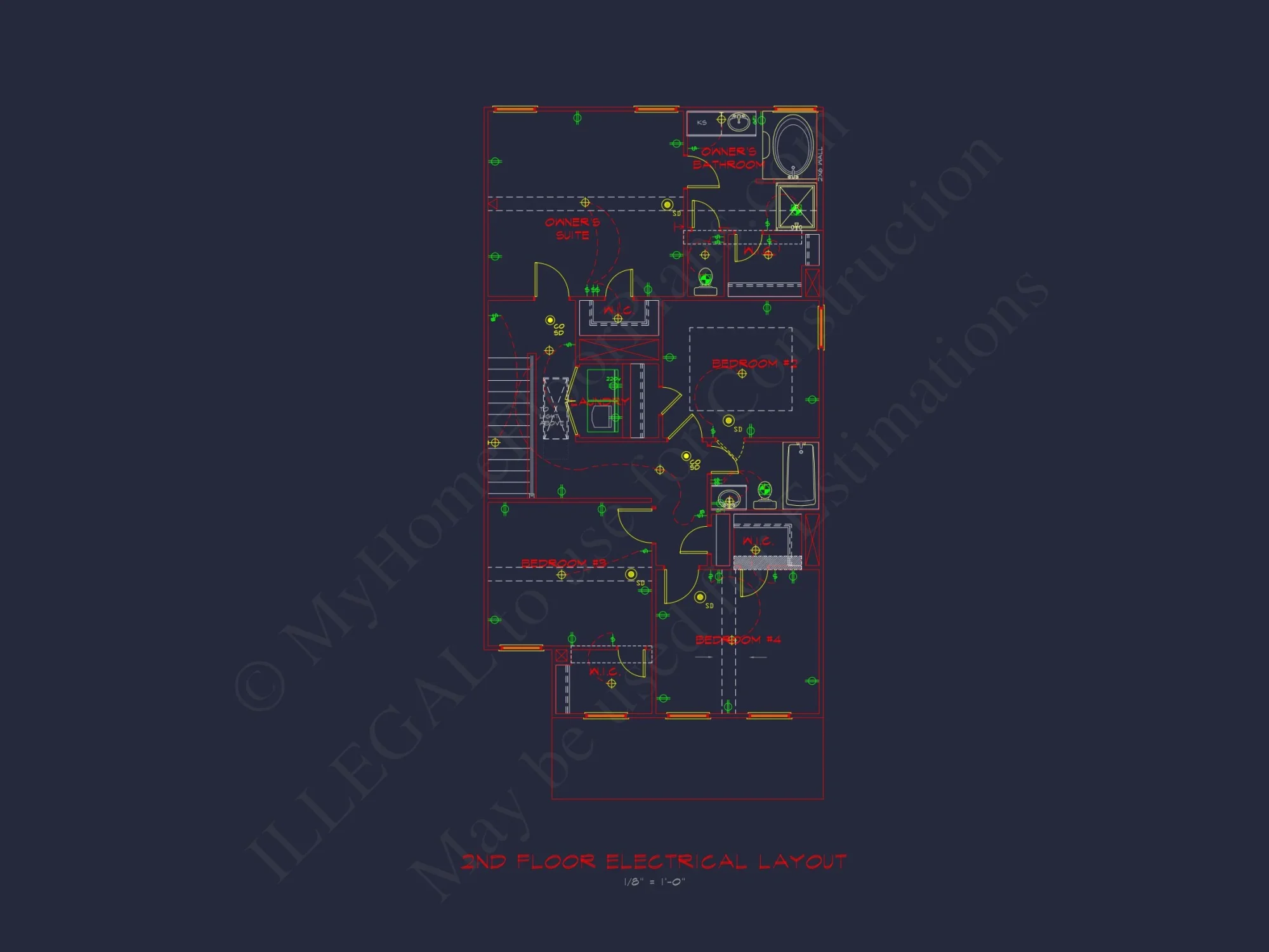 Explore 2-Story house Plan with CAD Designs and Blueprint