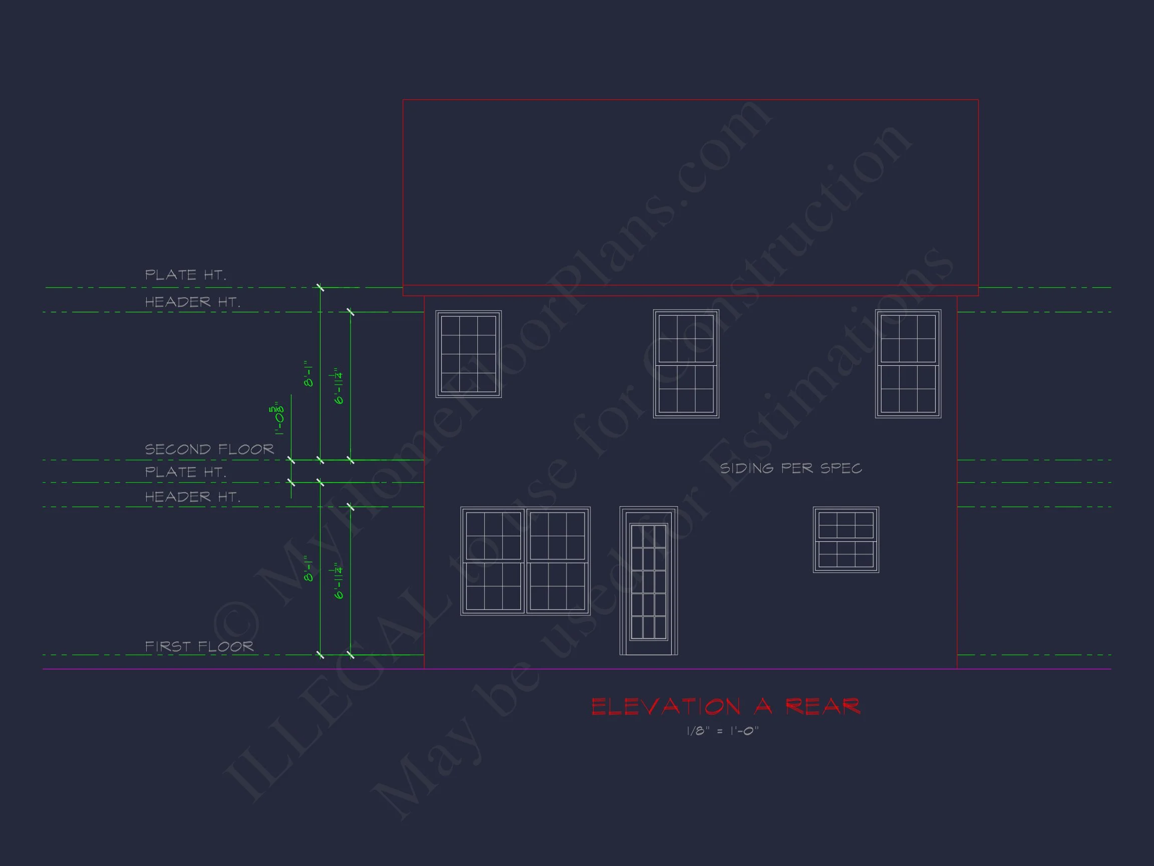 Explore 2-Story house Plan with CAD Designs and Blueprint