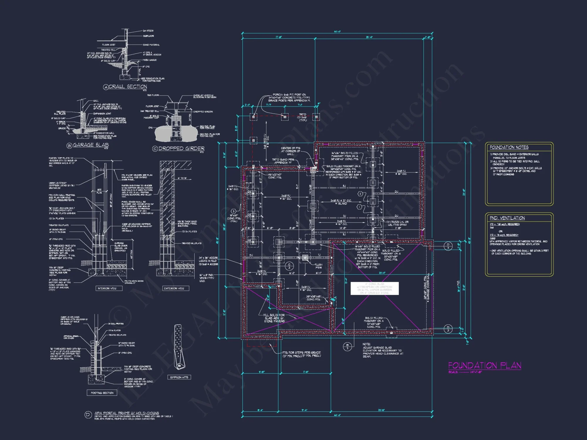 Beautiful house Plan with Modern Craftsman Design and CAD