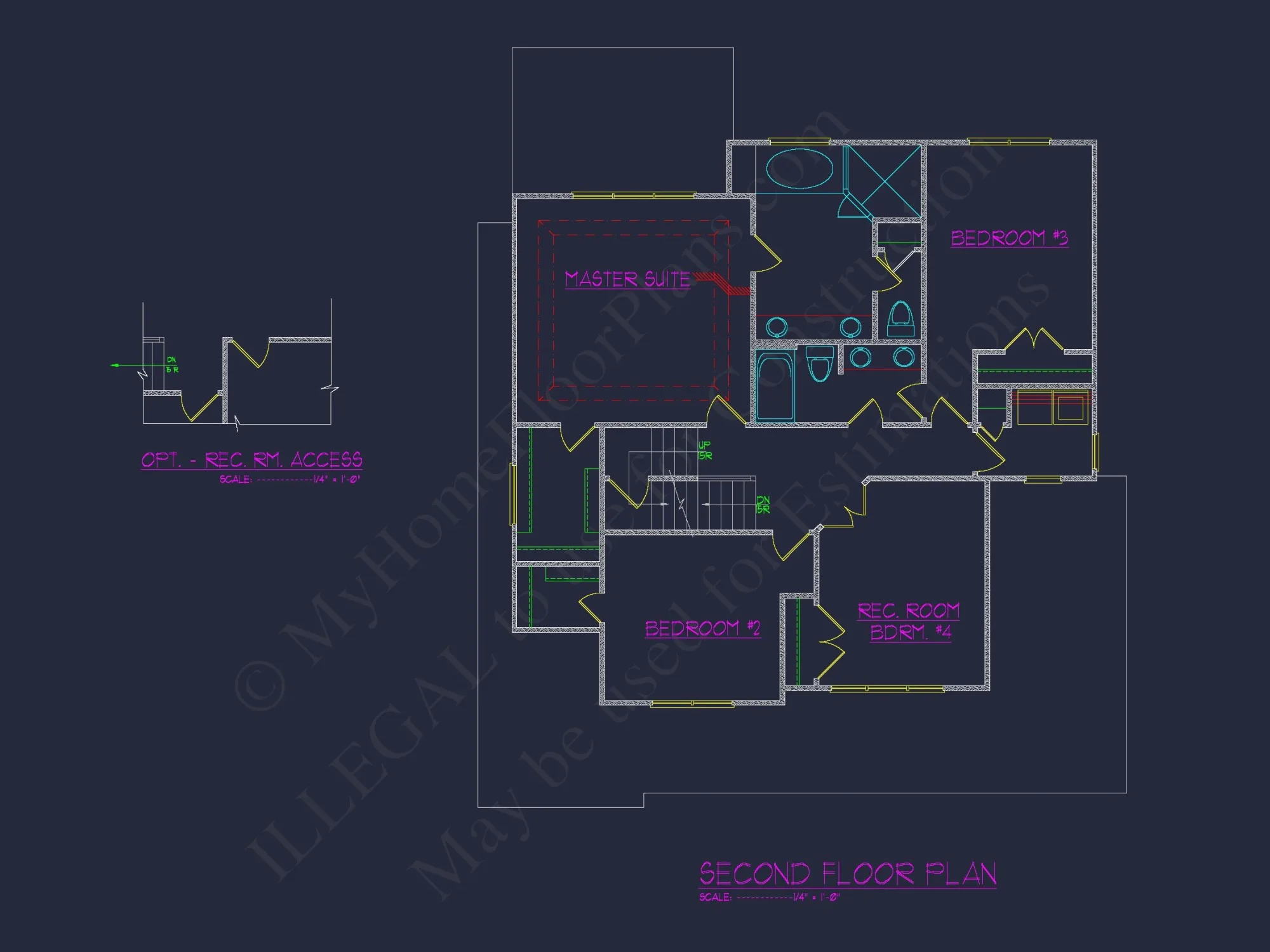 Beautiful house Plan with Modern Craftsman Design and CAD