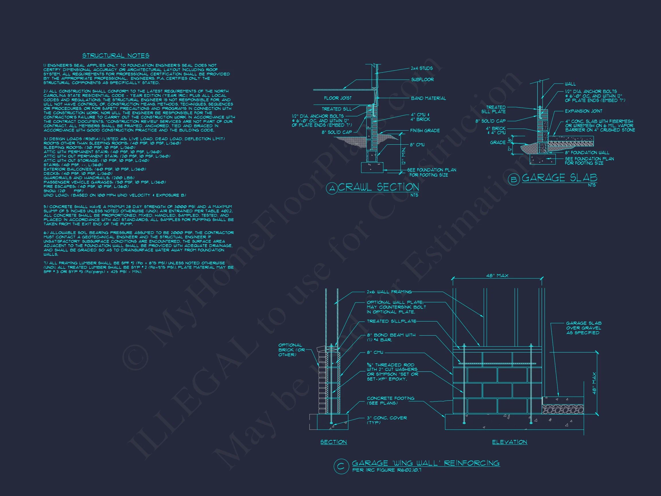 12-2847 HOUSE PLAN - Modern Craftsman House Floor Plan: 4 Bedrooms, 2.5 Baths 18 Modern Craftsman house Floor Plan: 4 Bedrooms, 2.5 Baths