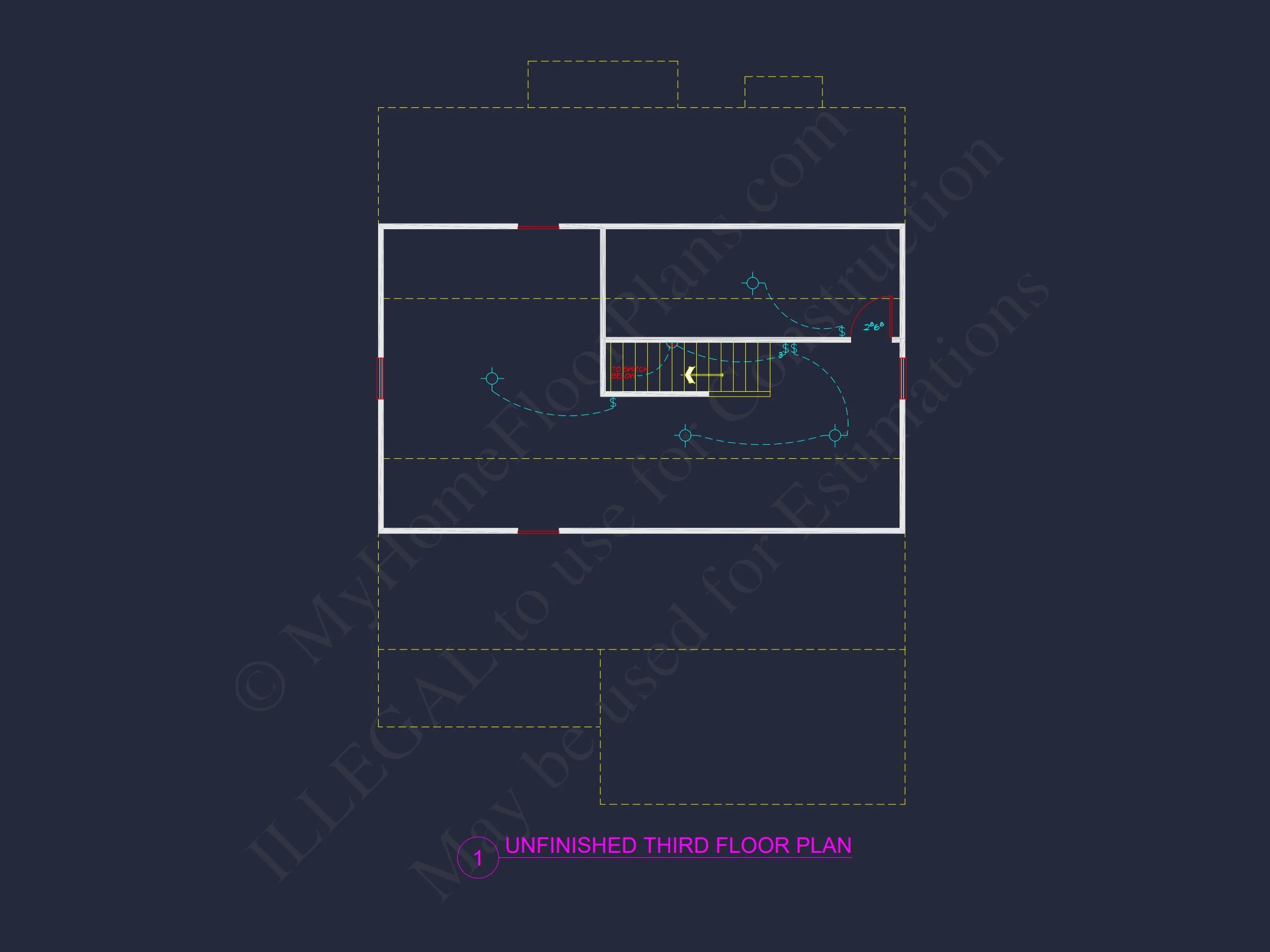 12-2847 HOUSE PLAN - Modern Craftsman House Floor Plan: 4 Bedrooms, 2.5 Baths 13 Modern Craftsman house Floor Plan: 4 Bedrooms, 2.5 Baths