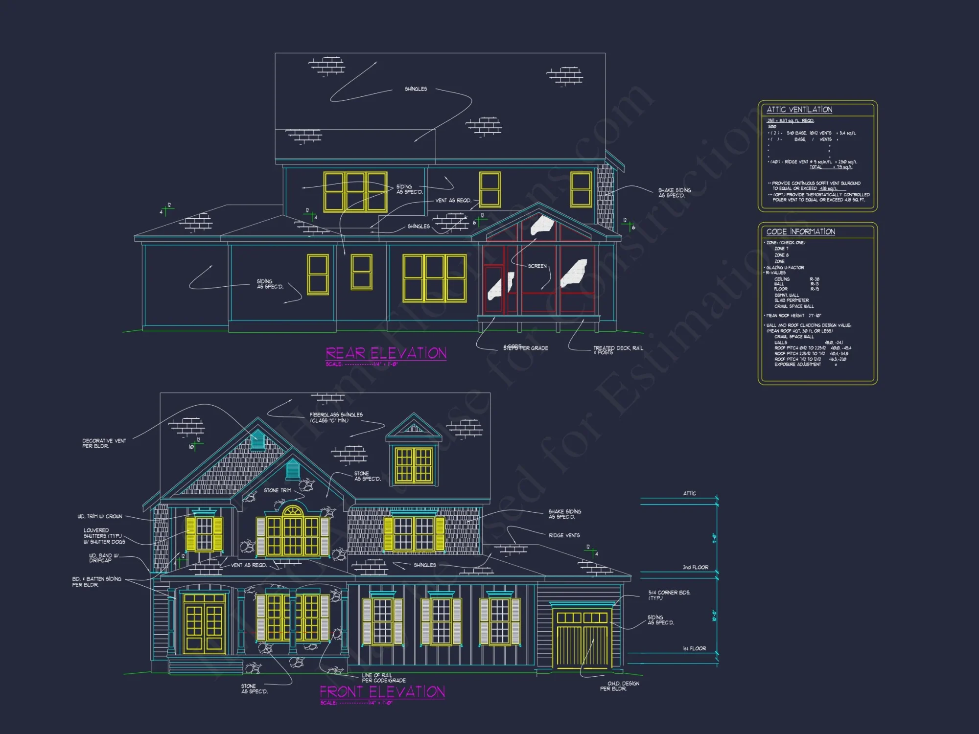 Elegant house Blueprint with Modern Floor Plan & CAD Designs