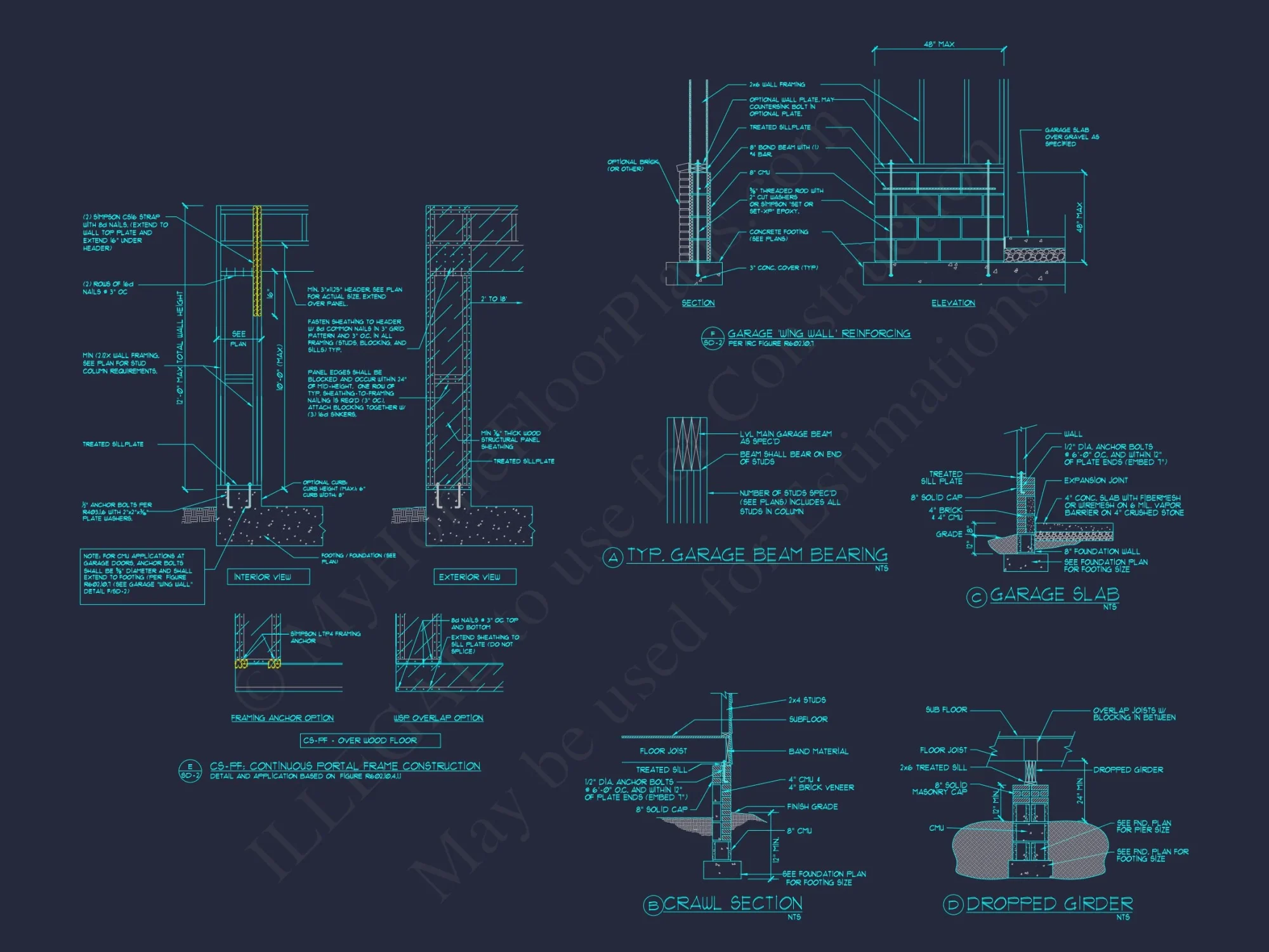 Traditional Craftsman house Plan with Detailed Floor Design
