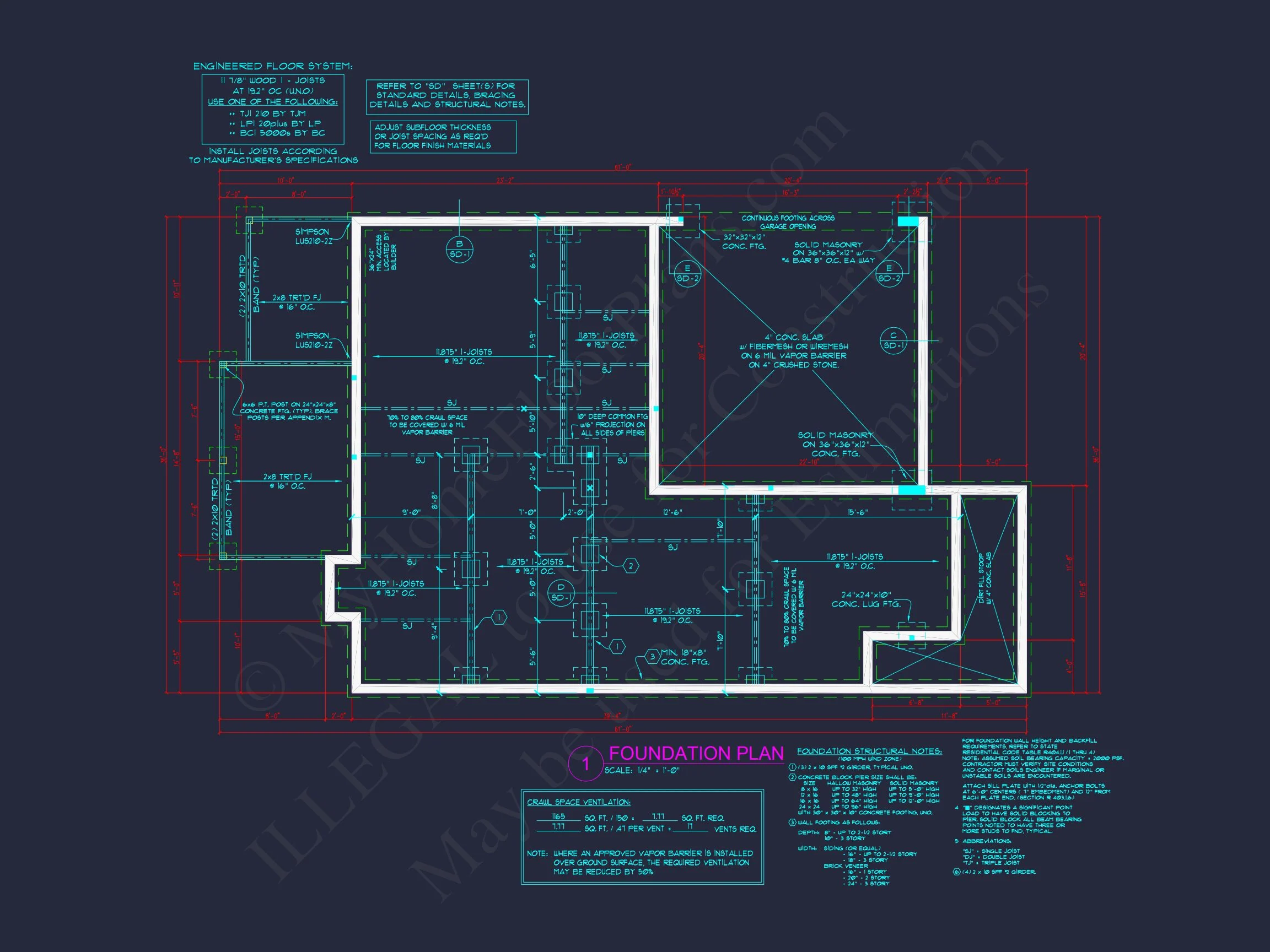 Traditional Craftsman house Plan with Detailed Floor Design