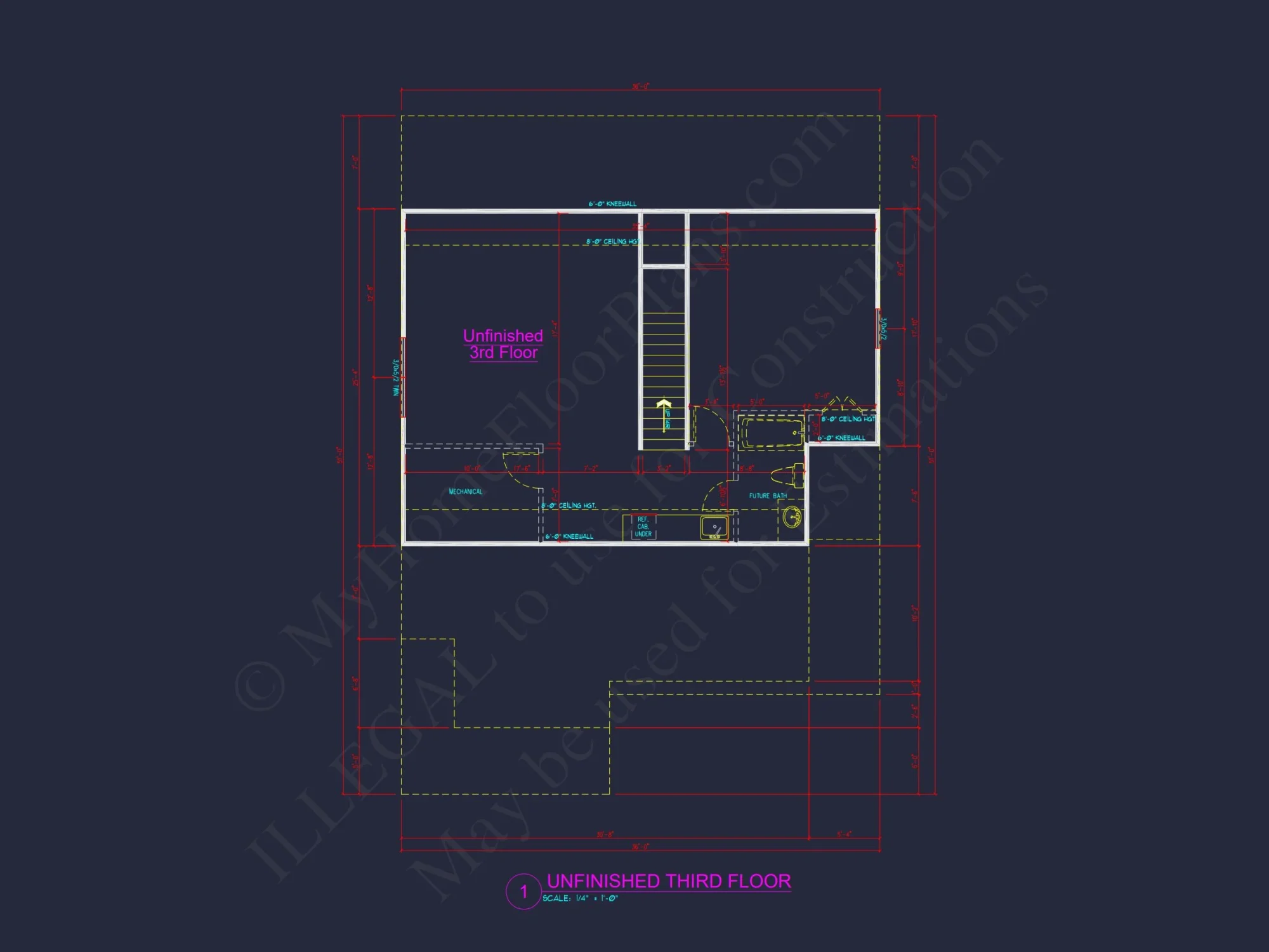 Traditional Craftsman house Plan with Detailed Floor Design