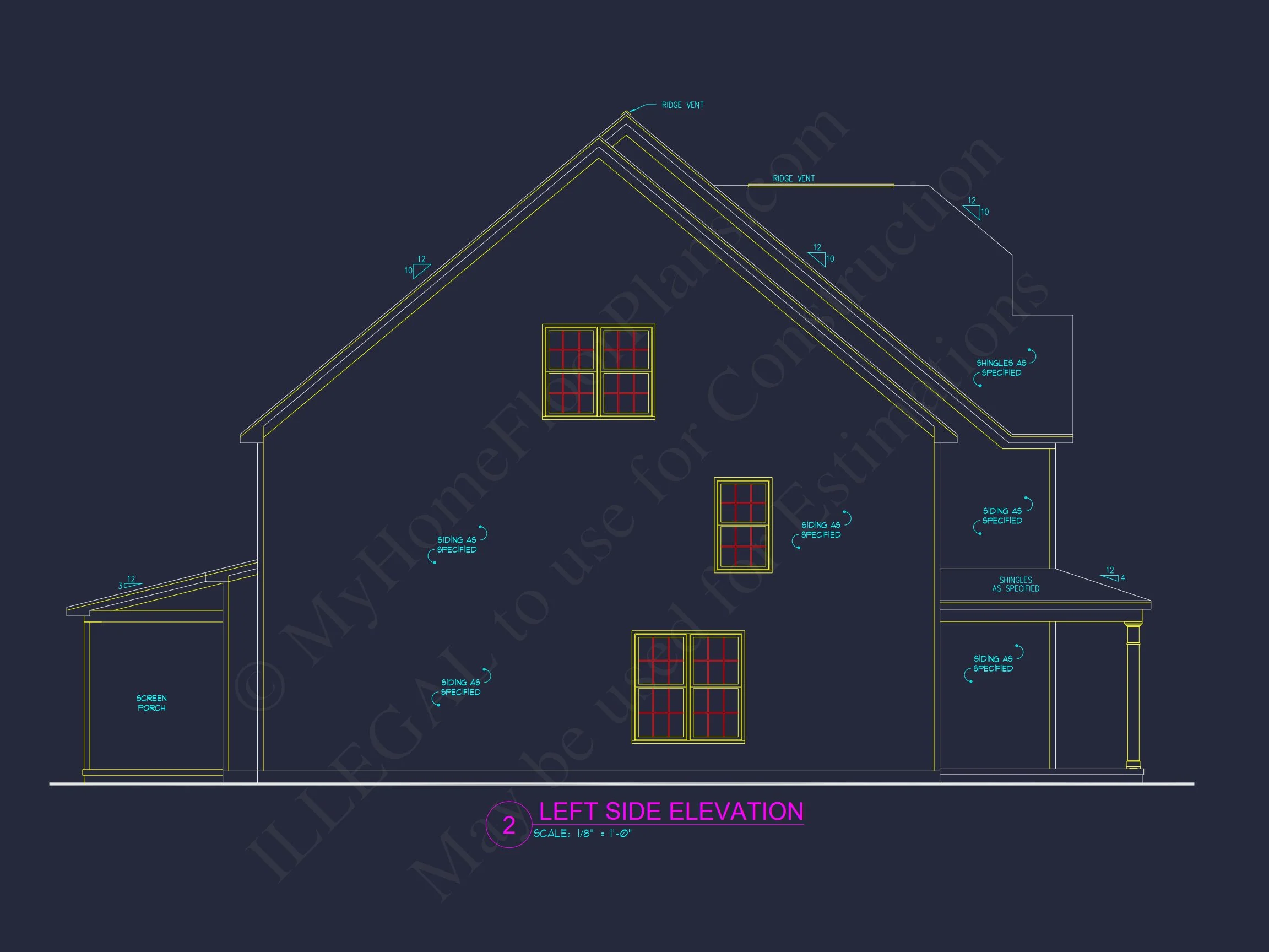 Traditional Craftsman house Plan with Detailed Floor Design