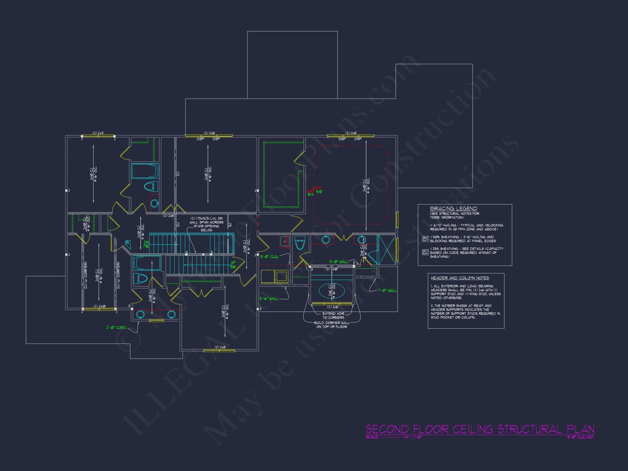 Elegant house Floor Plan with CAD Blueprints & Architectural Designs