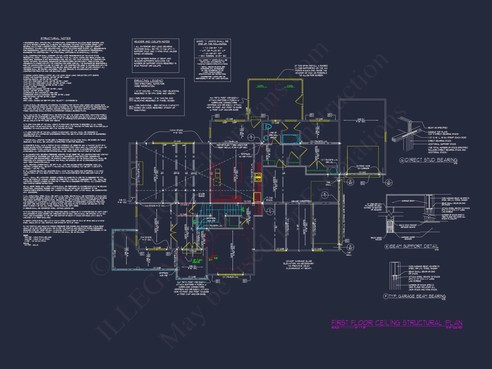 Elegant house Floor Plan with CAD Blueprints & Architectural Designs