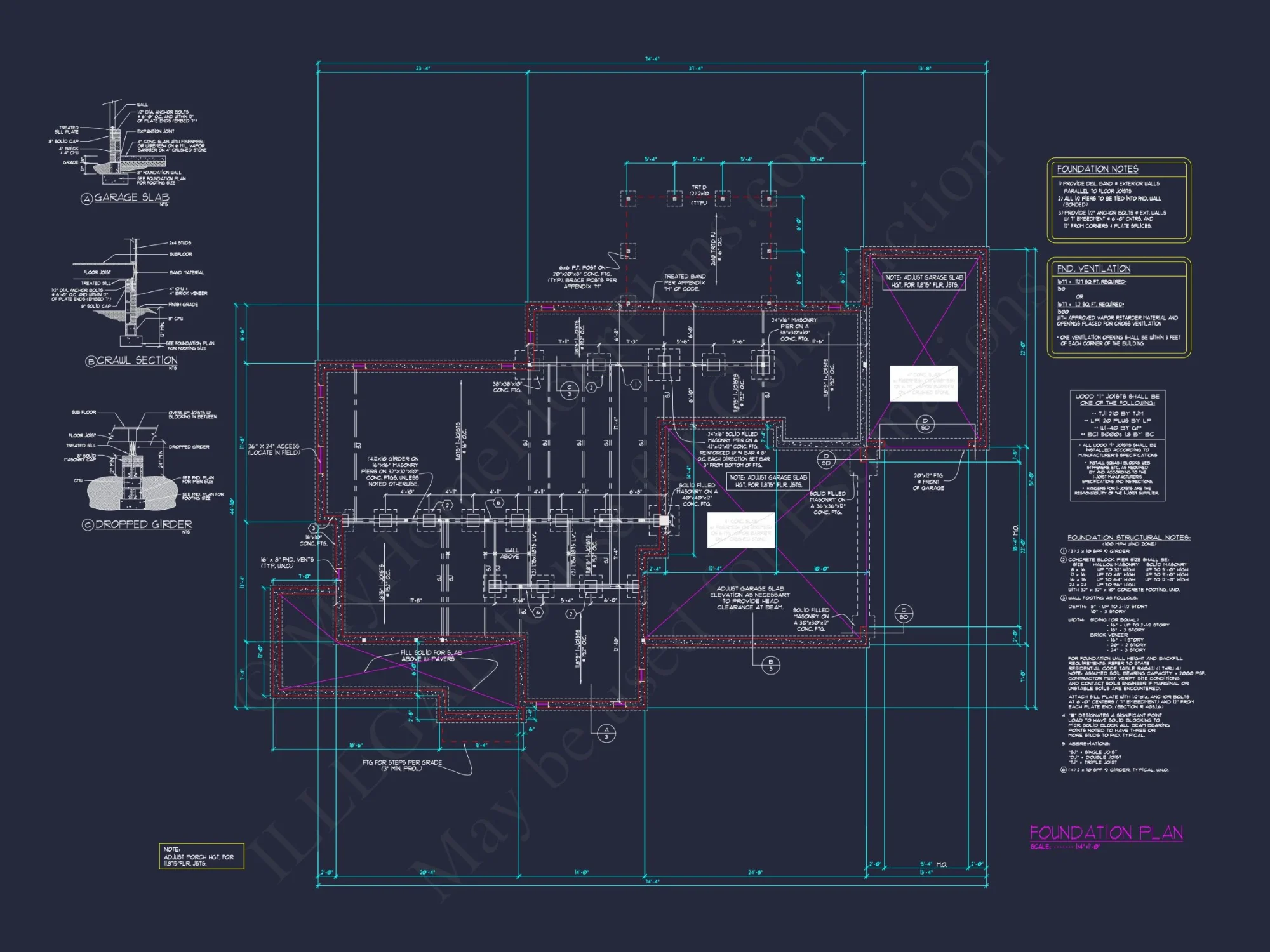 Elegant house Floor Plan with CAD Blueprints & Architectural Designs