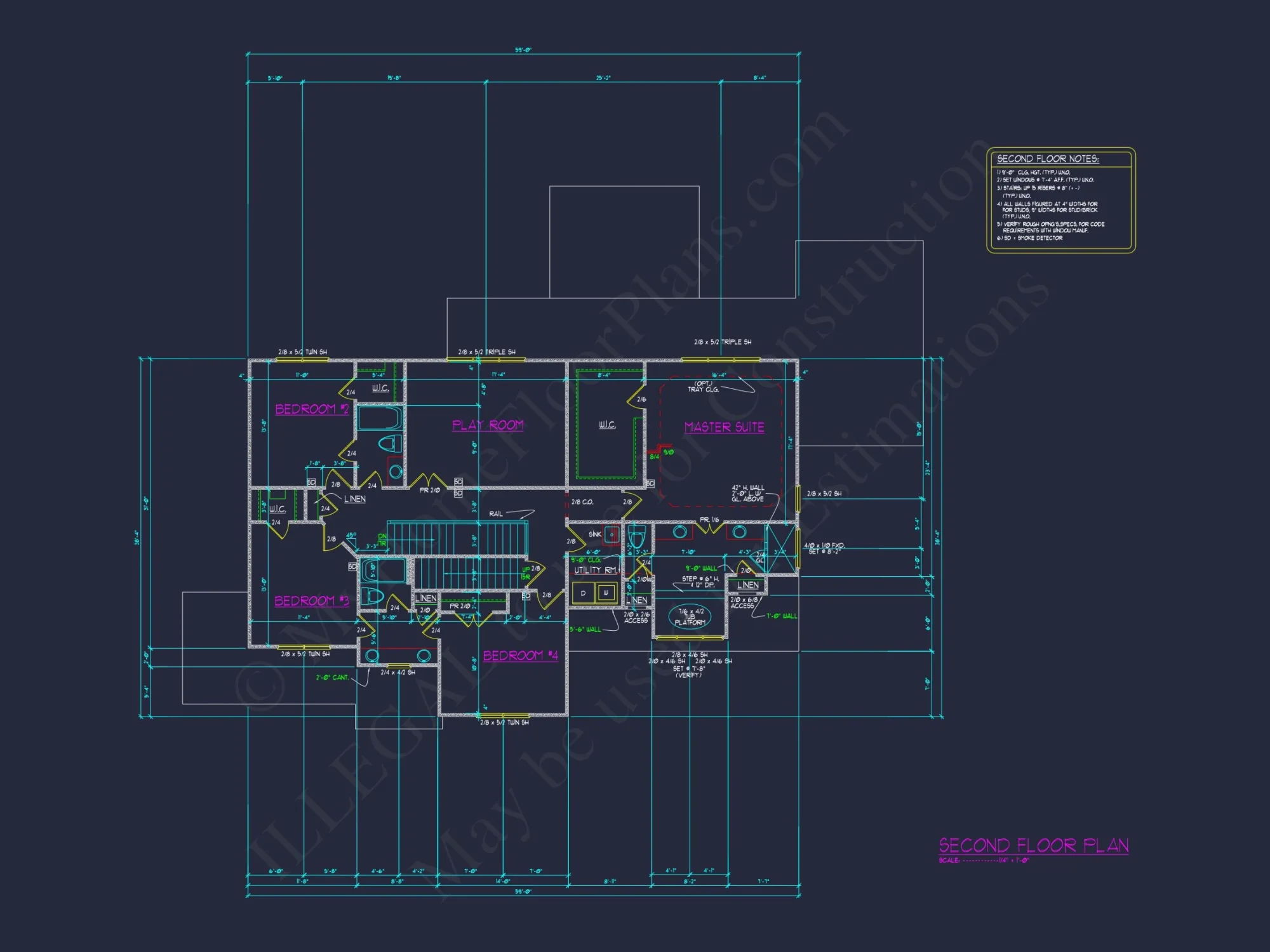 Elegant house Floor Plan with CAD Blueprints & Architectural Designs