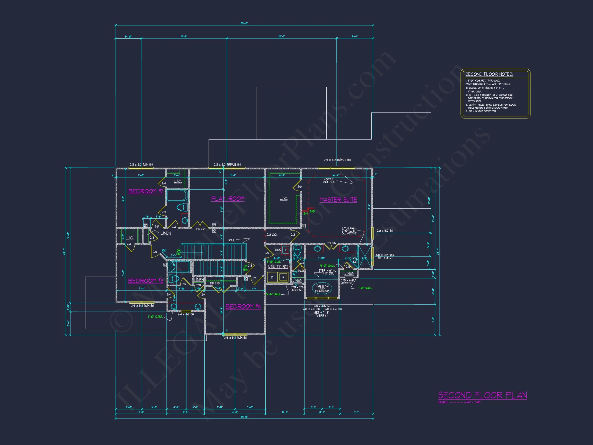 Elegant house Floor Plan with CAD Blueprints & Architectural Designs