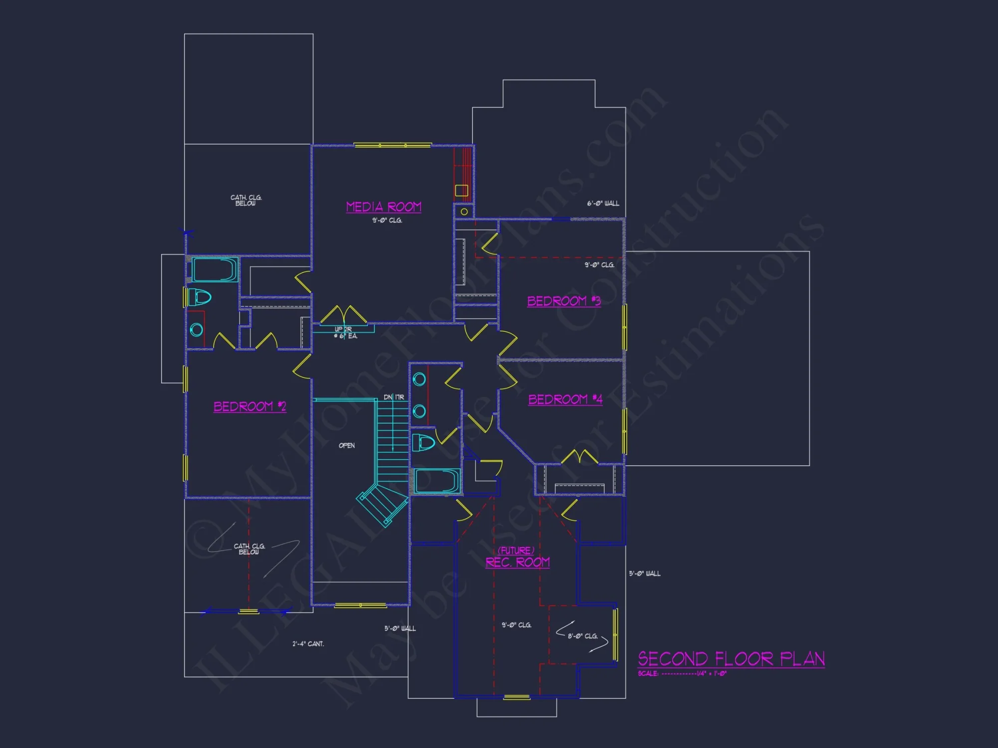 Modern Craftsman house Plan with Detailed Floor Designs