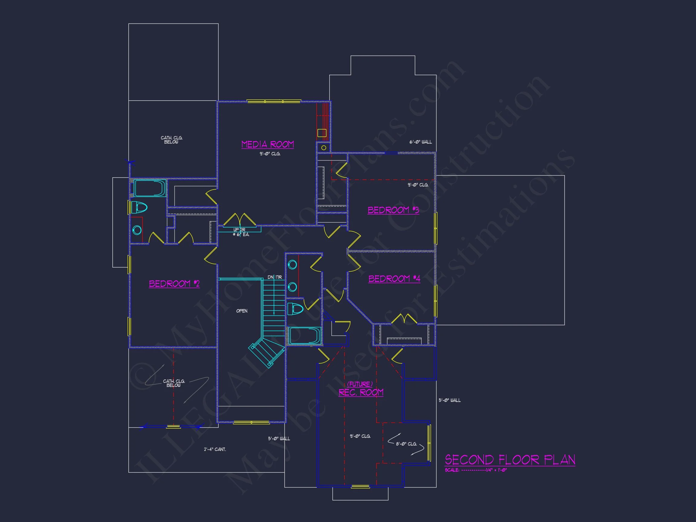 Modern Craftsman house Plan with Detailed Floor Designs
