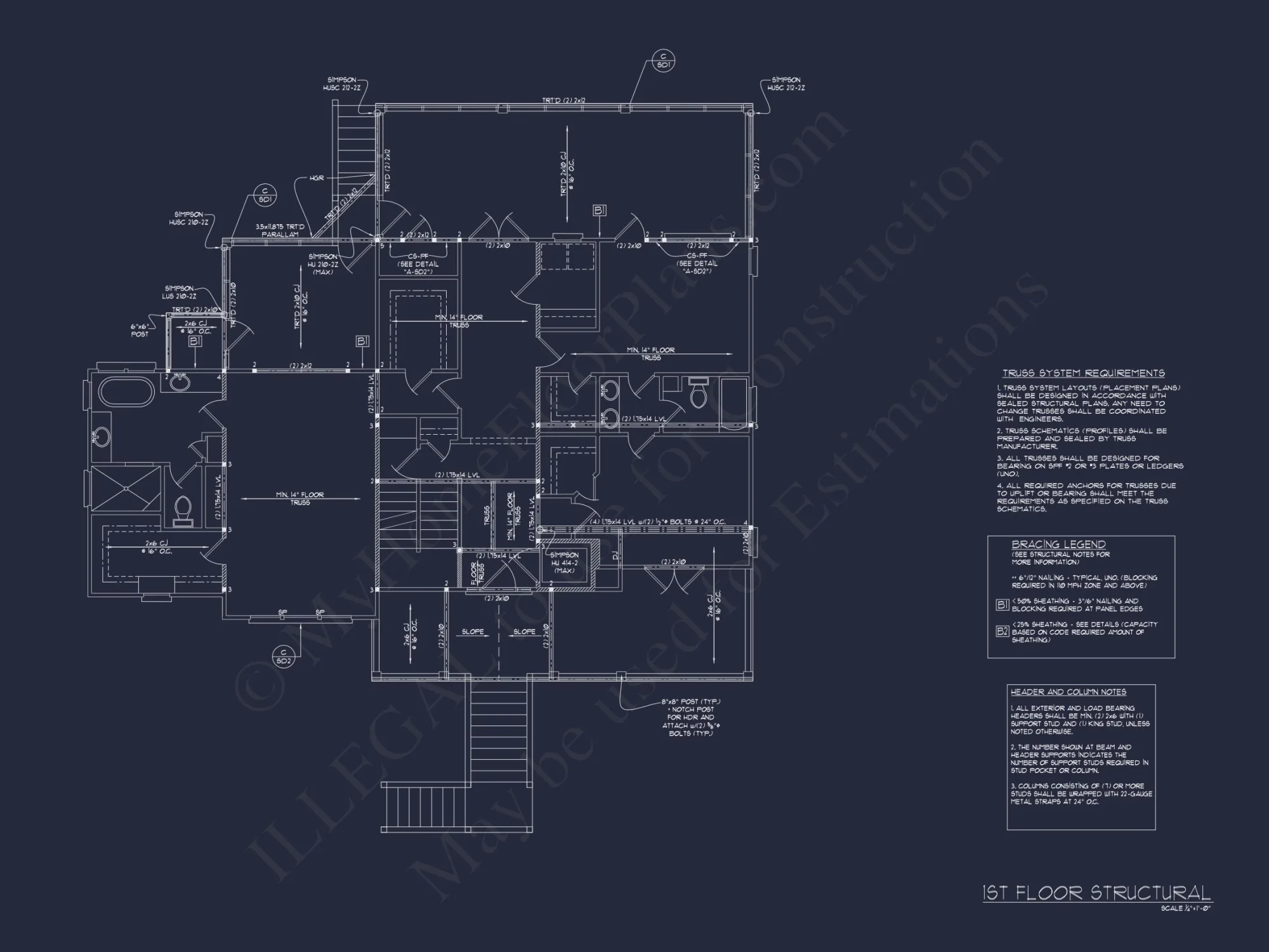 Beach Coastal house Plan with Detailed CAD Floor Designs