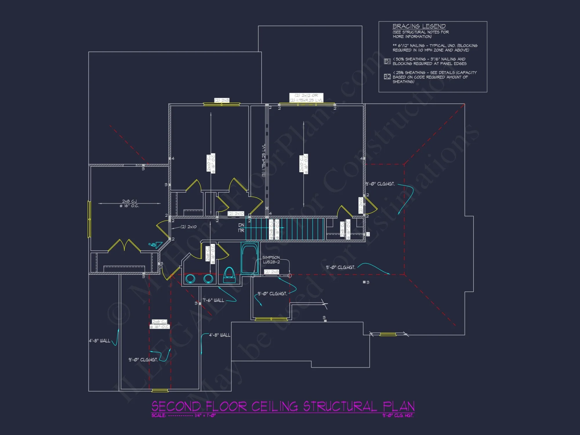 Traditional Craftsman house Plan with CAD Floor Designs