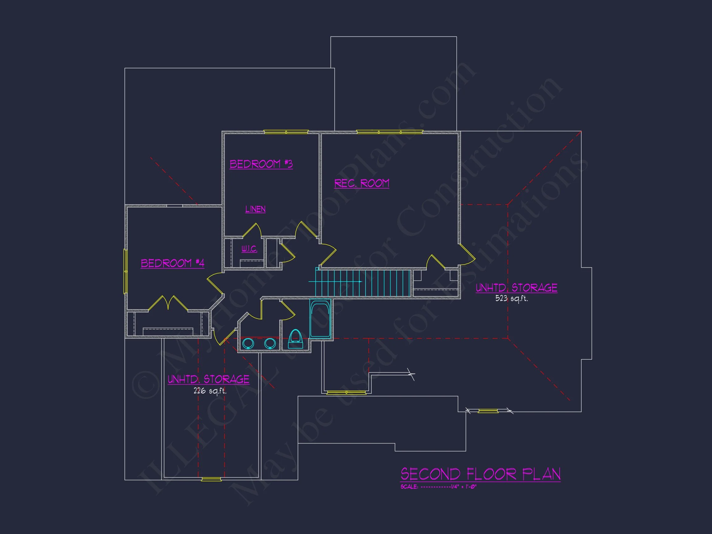 Traditional Craftsman house Plan with CAD Floor Designs